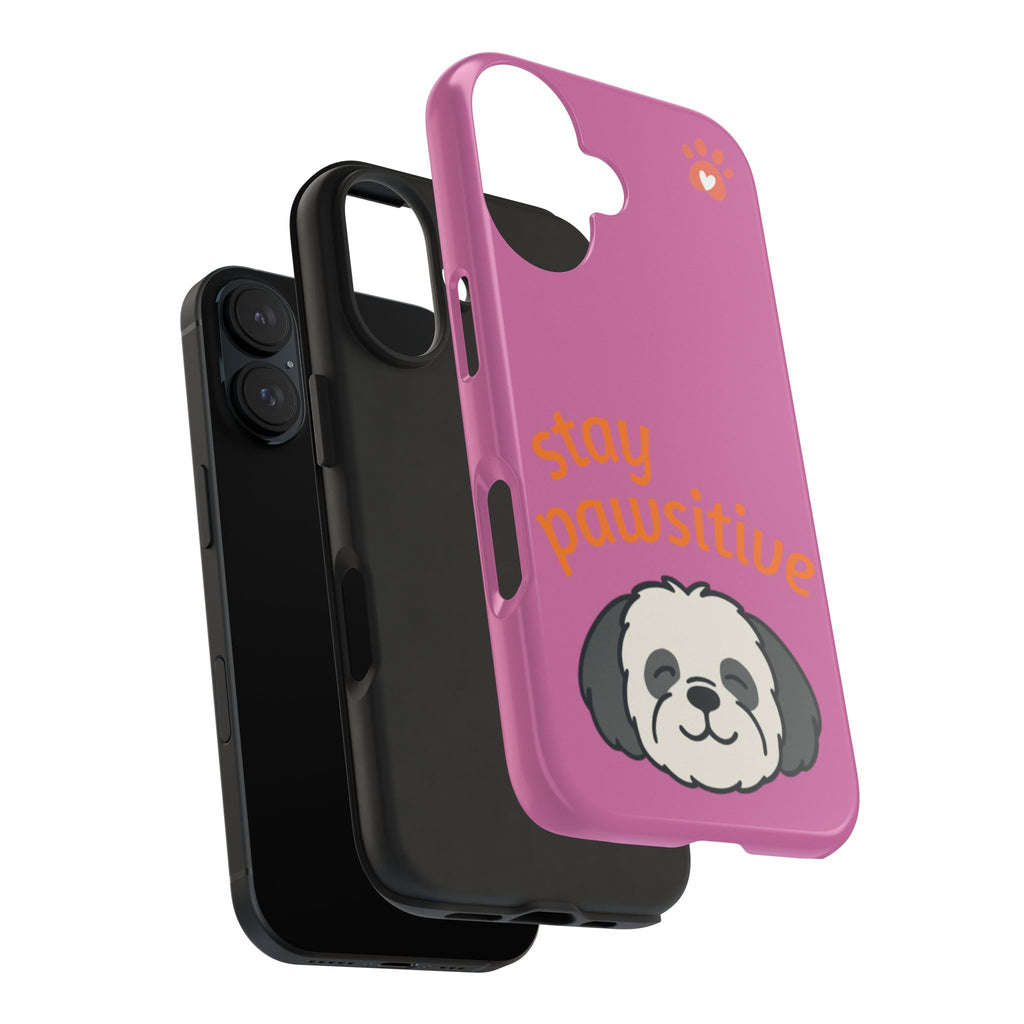 Chompy’s Stay Pawsitive Tough Phone Cases