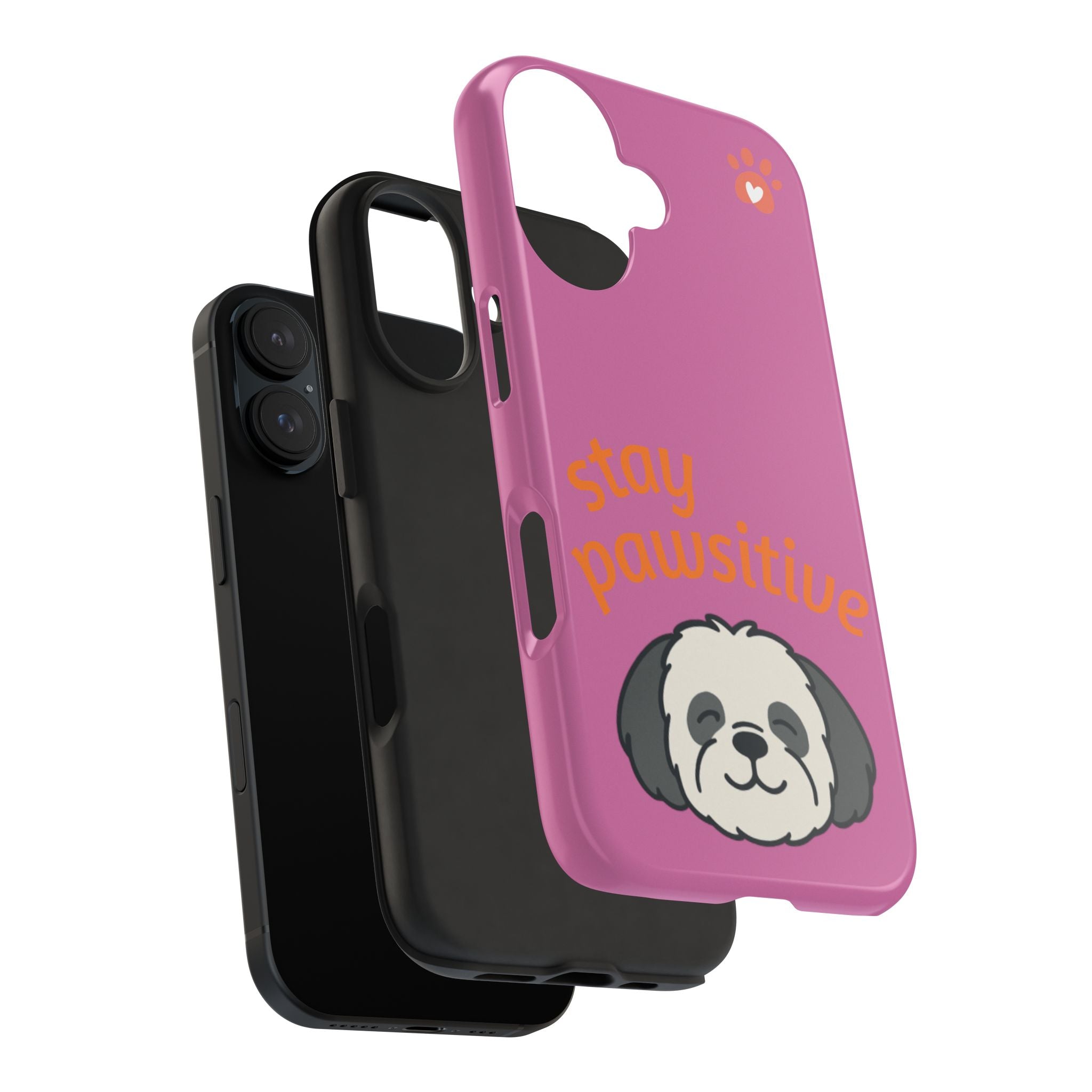 Chompy’s Stay Pawsitive Tough Phone Cases
