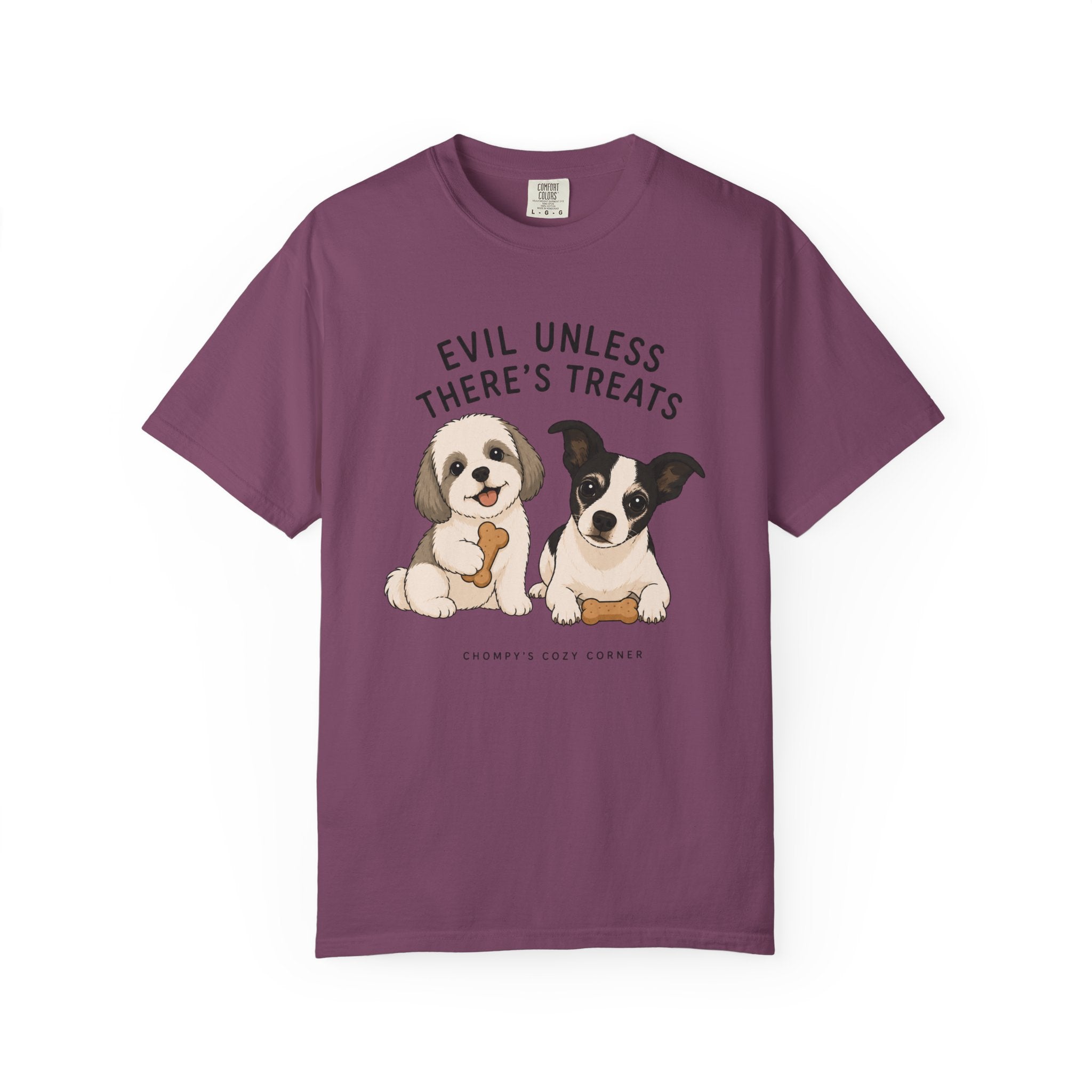 Chompy & Furriends ft. Wally: "Evil Unless There's Treats" Cute Puppy Graphic Tee