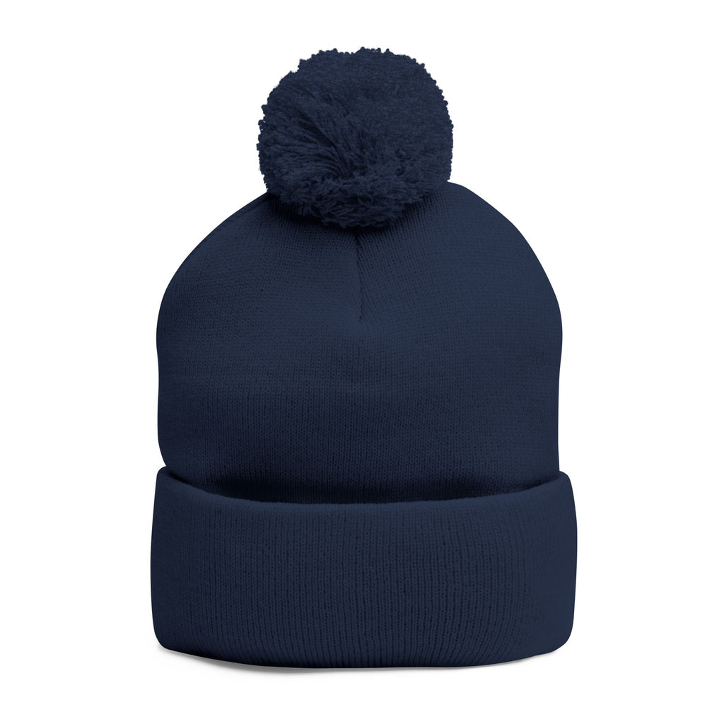 Cozy Shih-Poo Pom-Pom Knit Cap (Embroidery)