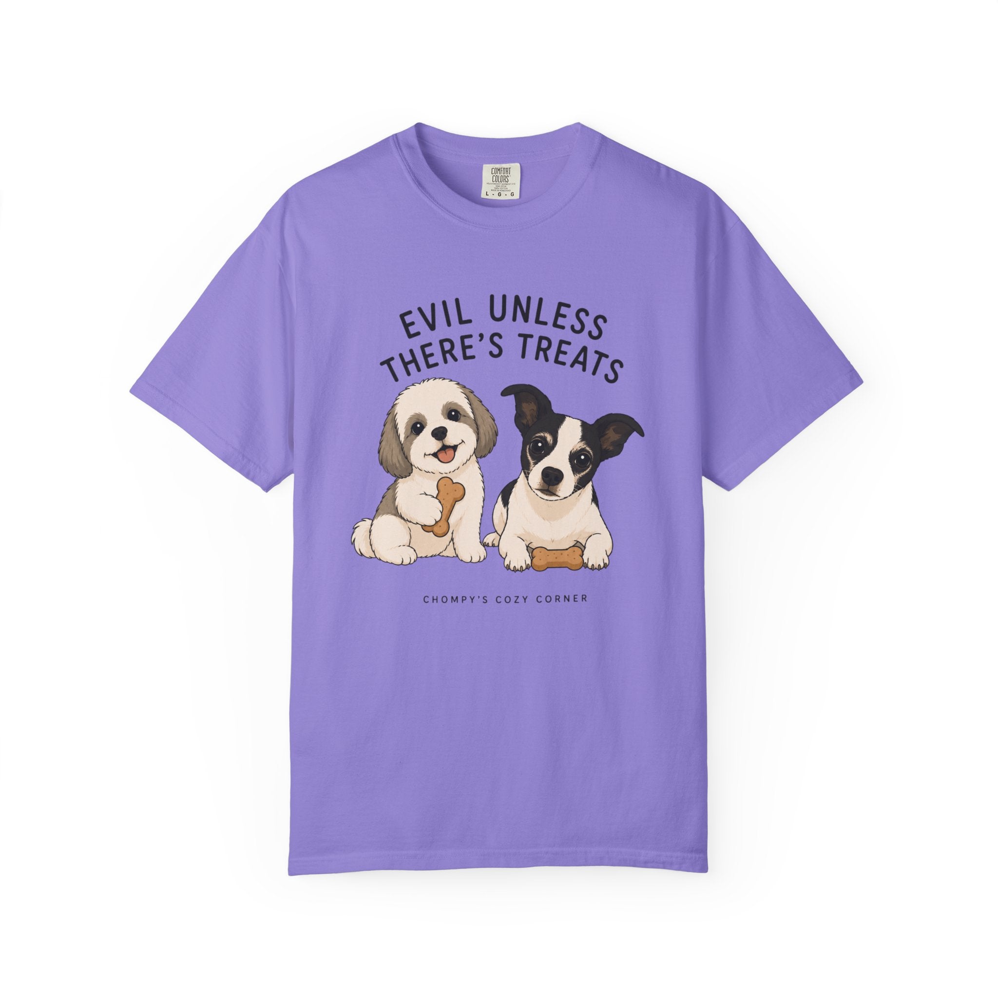 Chompy & Furriends ft. Wally: "Evil Unless There's Treats" Cute Puppy Graphic Tee