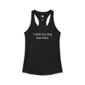 “I Wish My Dog Was Here” Emotional Support Dog Lover Tank
