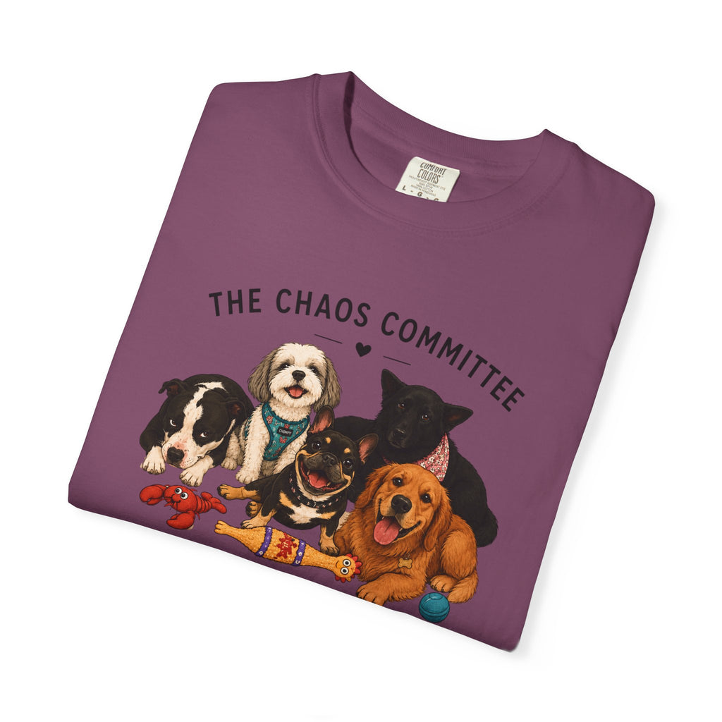 Chompy & Furriends ft. Fenlons: The Chaos Committee T-Shirt — Cute Pack of Dogs Graphic Tee