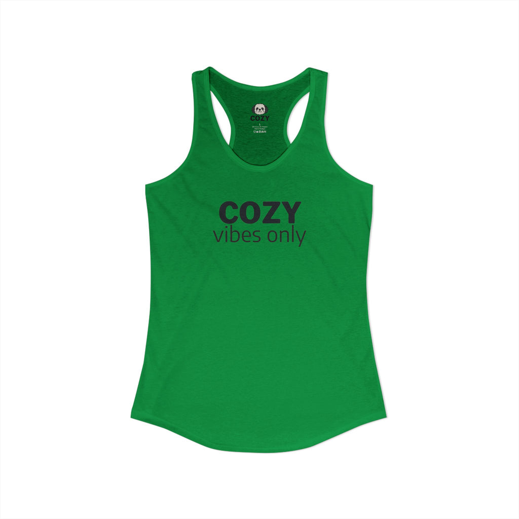 Cozy Vibes Only Racerback Tank — Women's Yoga Tank Top