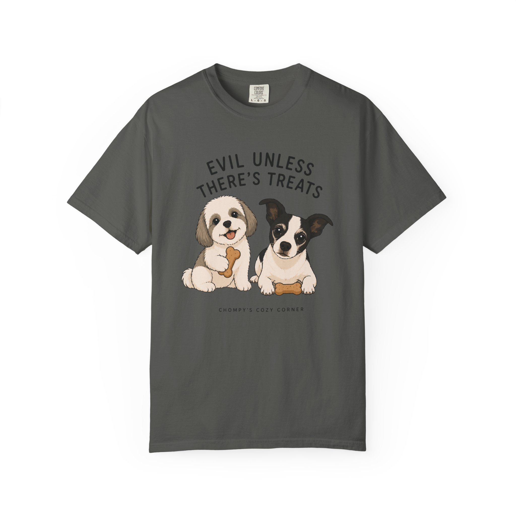 Chompy & Furriends ft. Wally: "Evil Unless There's Treats" Cute Puppy Graphic Tee