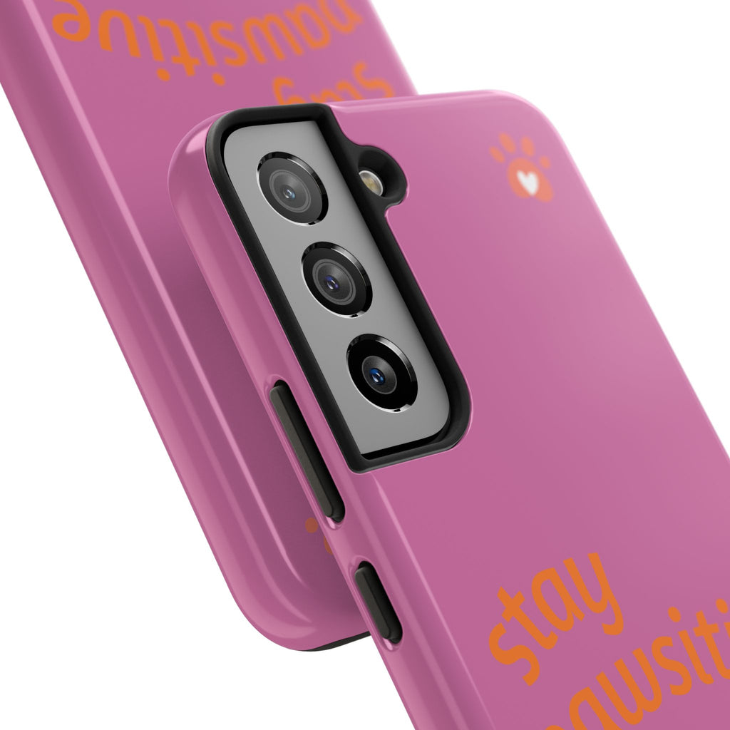 Chompy’s Stay Pawsitive Tough Phone Cases