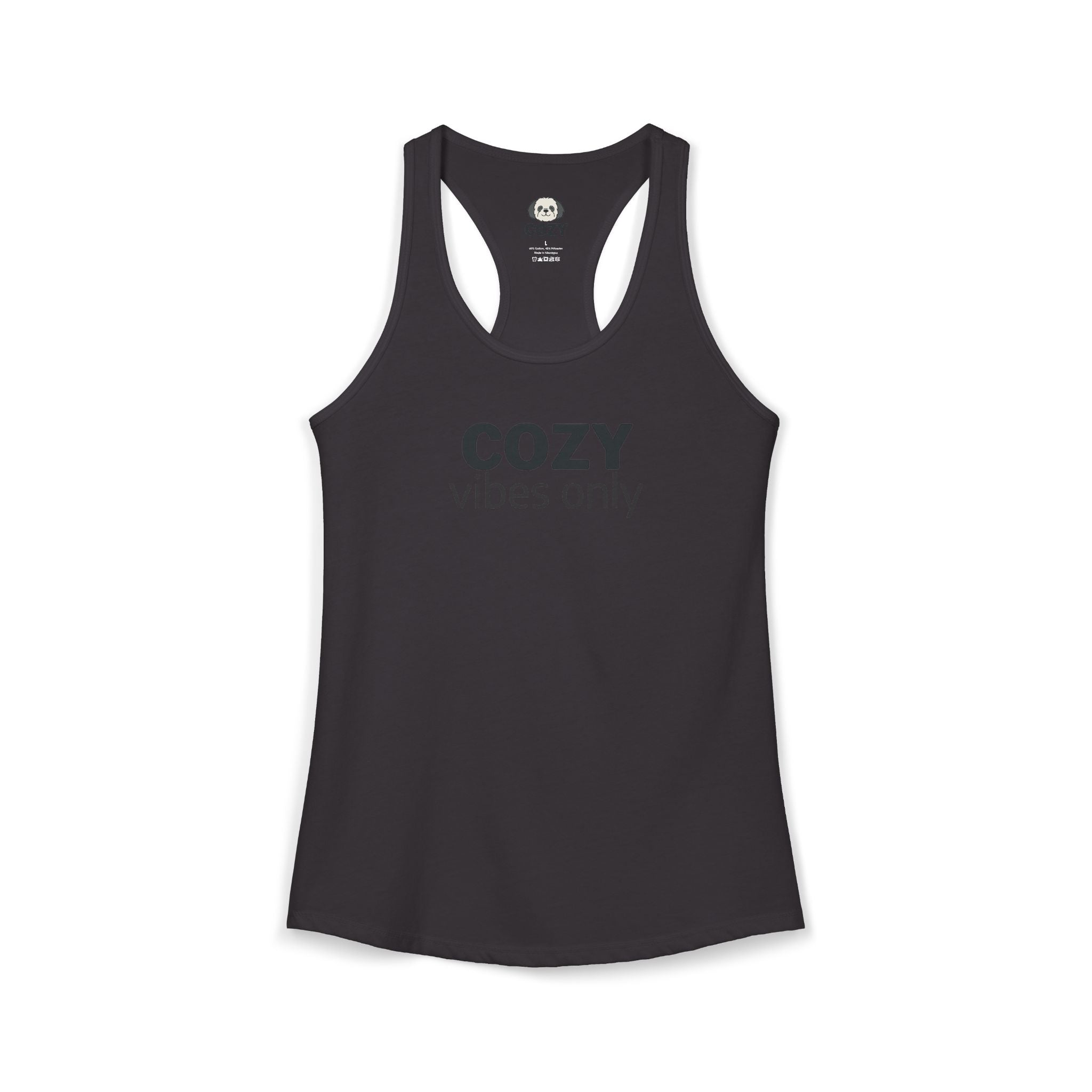 Cozy Vibes Only Racerback Tank — Women's Yoga Tank Top