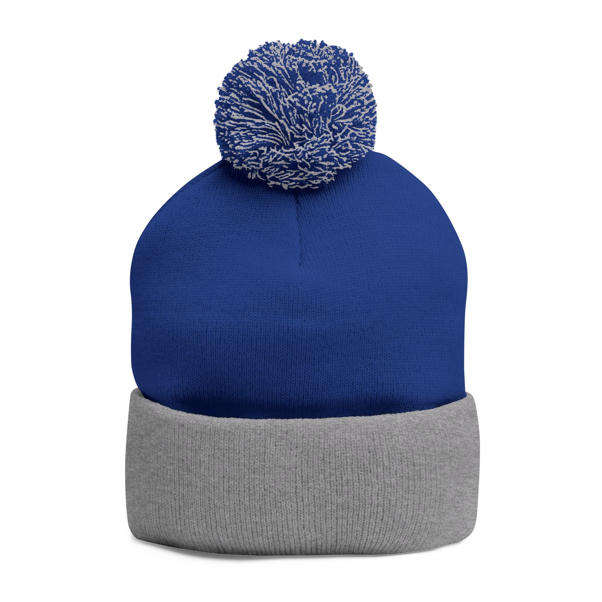 Cozy Shih-Poo Pom-Pom Knit Cap (Embroidery)