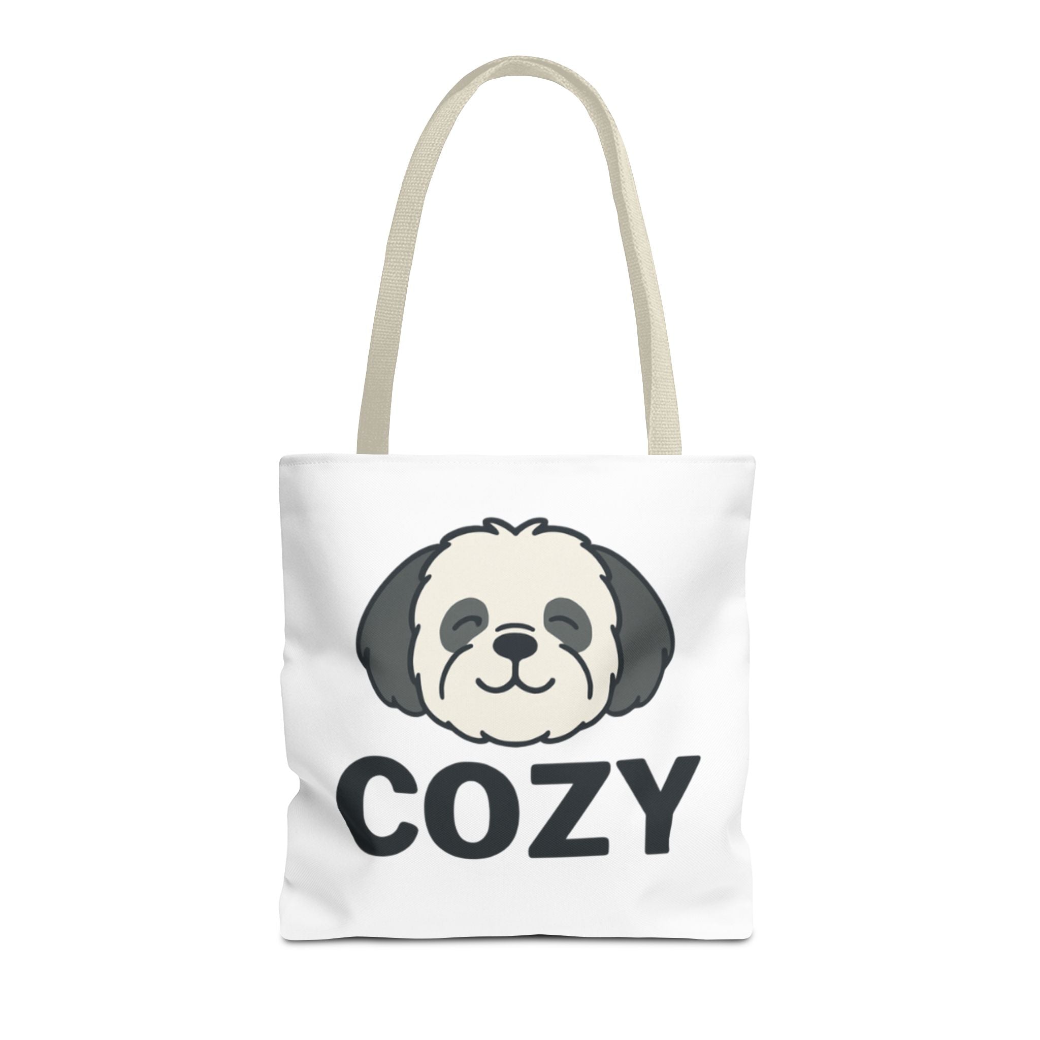 Cozy Shih Poo Tote Bag — Cute Shihpoo Dog Design