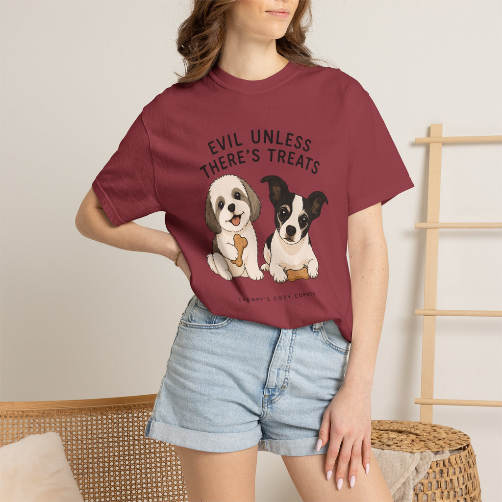 Chompy & Furriends ft. Wally: "Evil Unless There's Treats" Cute Puppy Graphic Tee