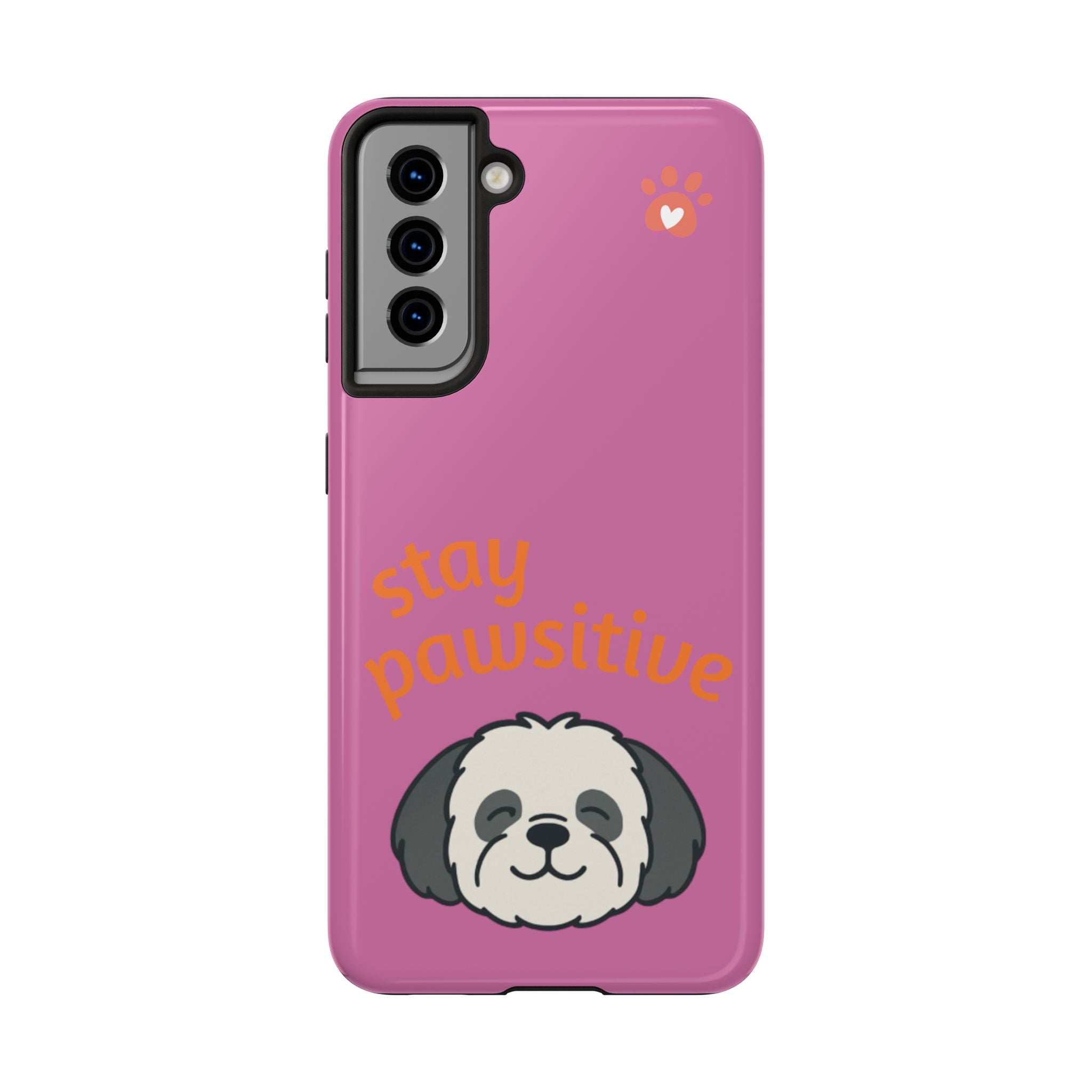 Chompy’s Stay Pawsitive Tough Phone Cases