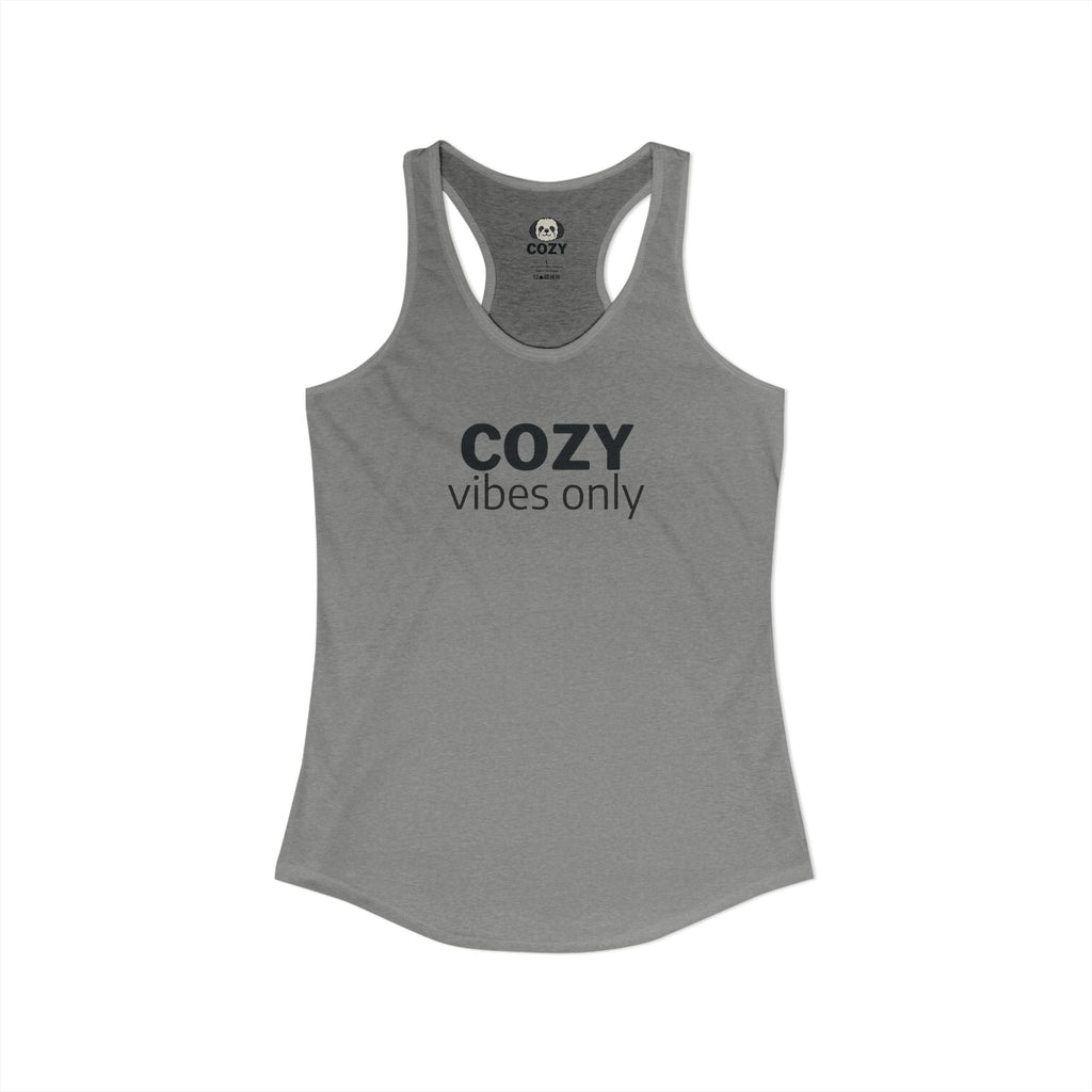 Cozy Vibes Only Racerback Tank — Women's Yoga Tank Top