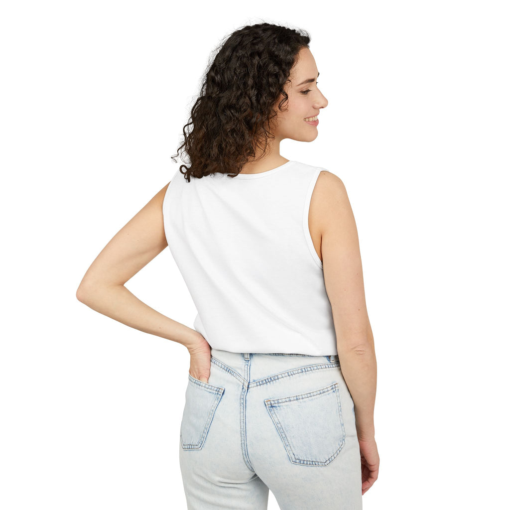 Yoga Tank Top — "I Only Came for Savasana" Shih Poo Design