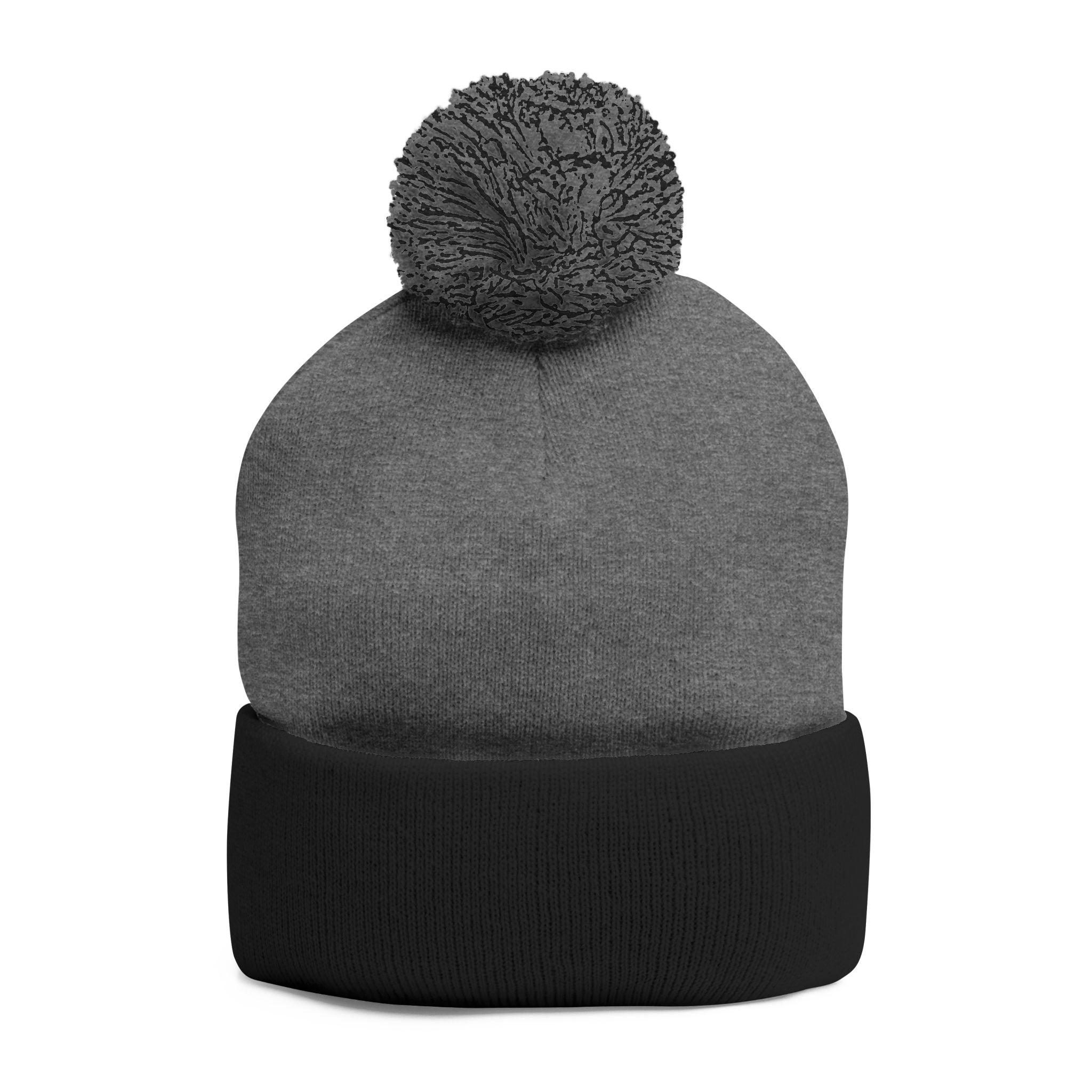 Cozy Shih-Poo Pom-Pom Knit Cap (Embroidery)