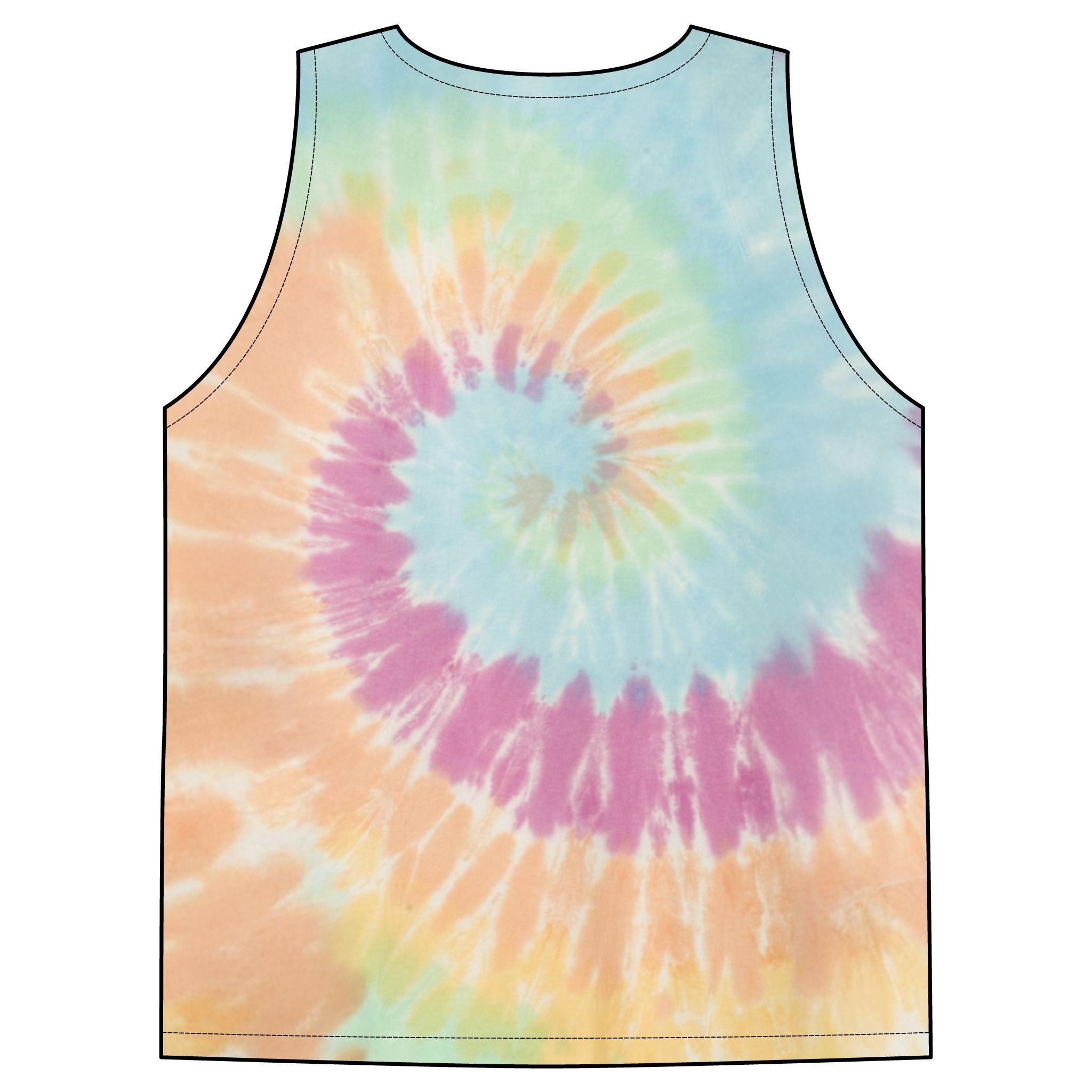 Cozy Shihpoo Tie-Dye Tank Top