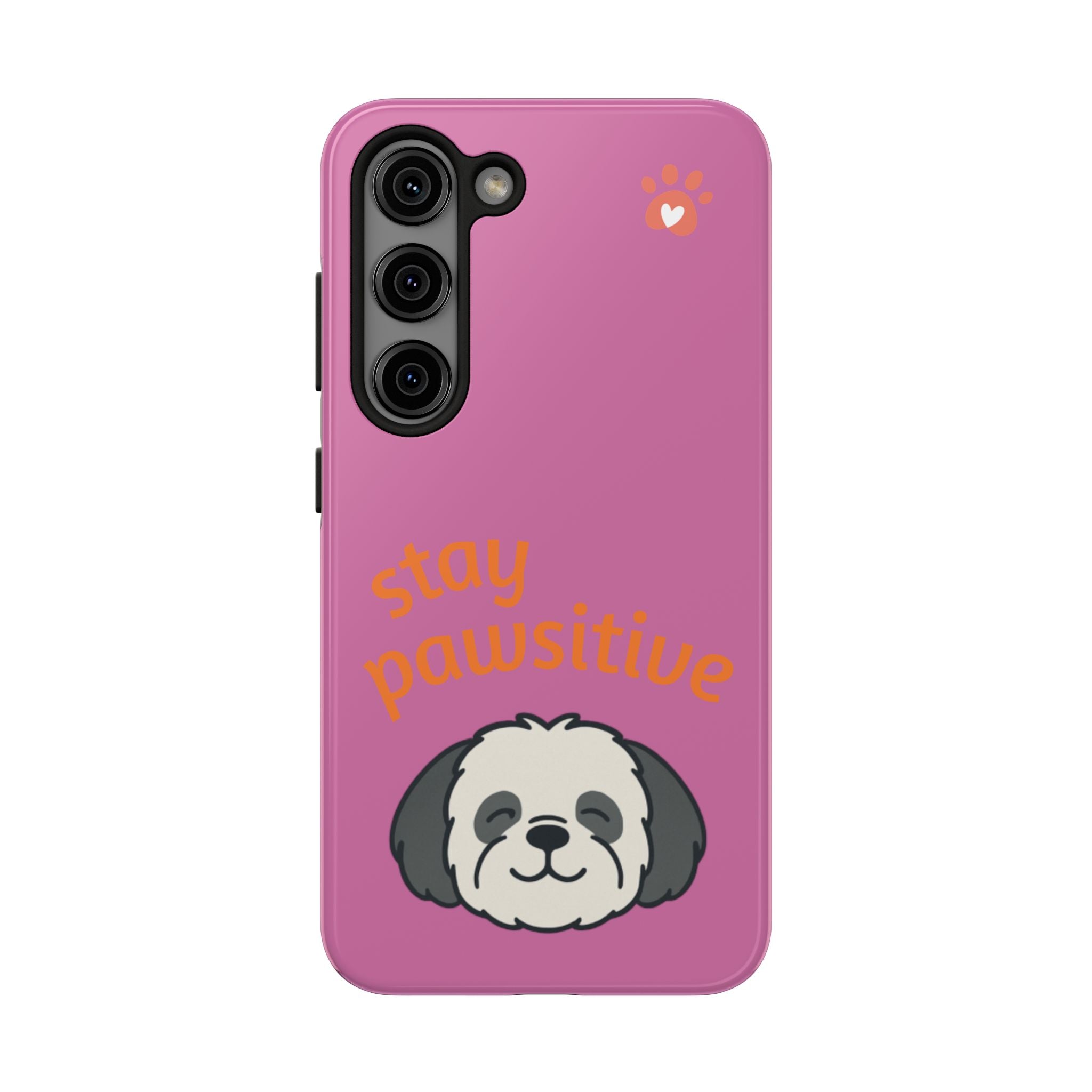 Chompy’s Stay Pawsitive Tough Phone Cases