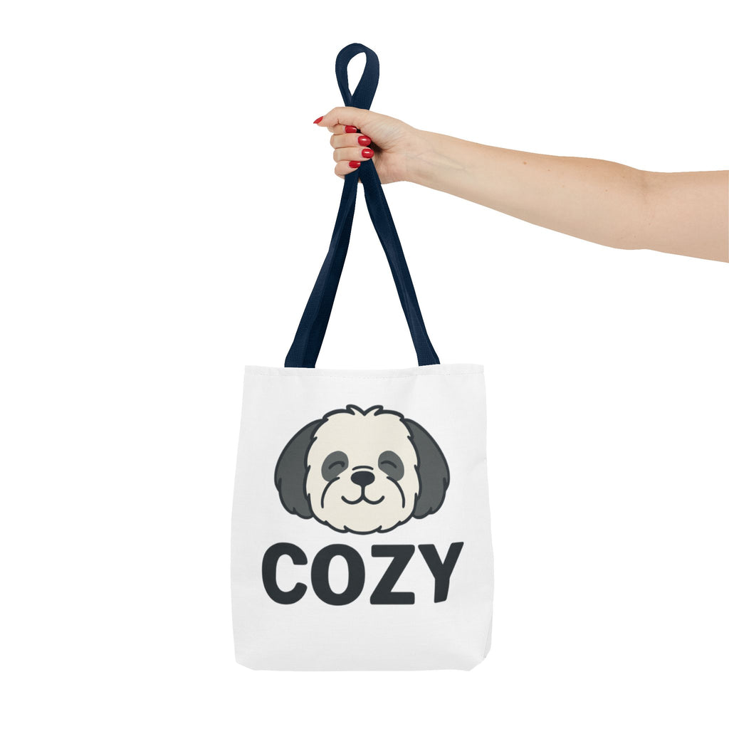 Cozy Shih Poo Tote Bag — Cute Shihpoo Dog Design