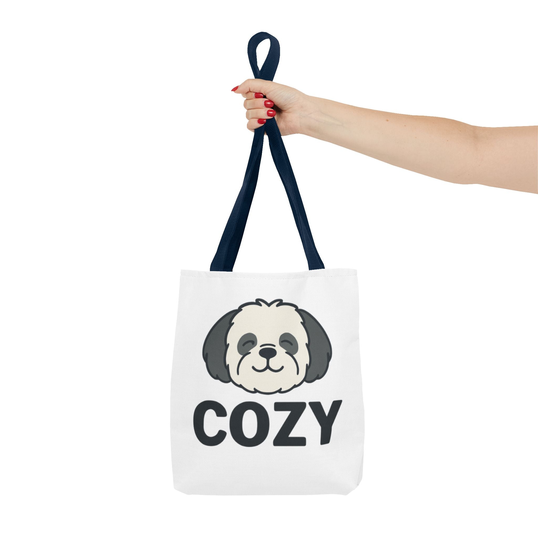 Cozy Shih Poo Tote Bag — Cute Shihpoo Dog Design