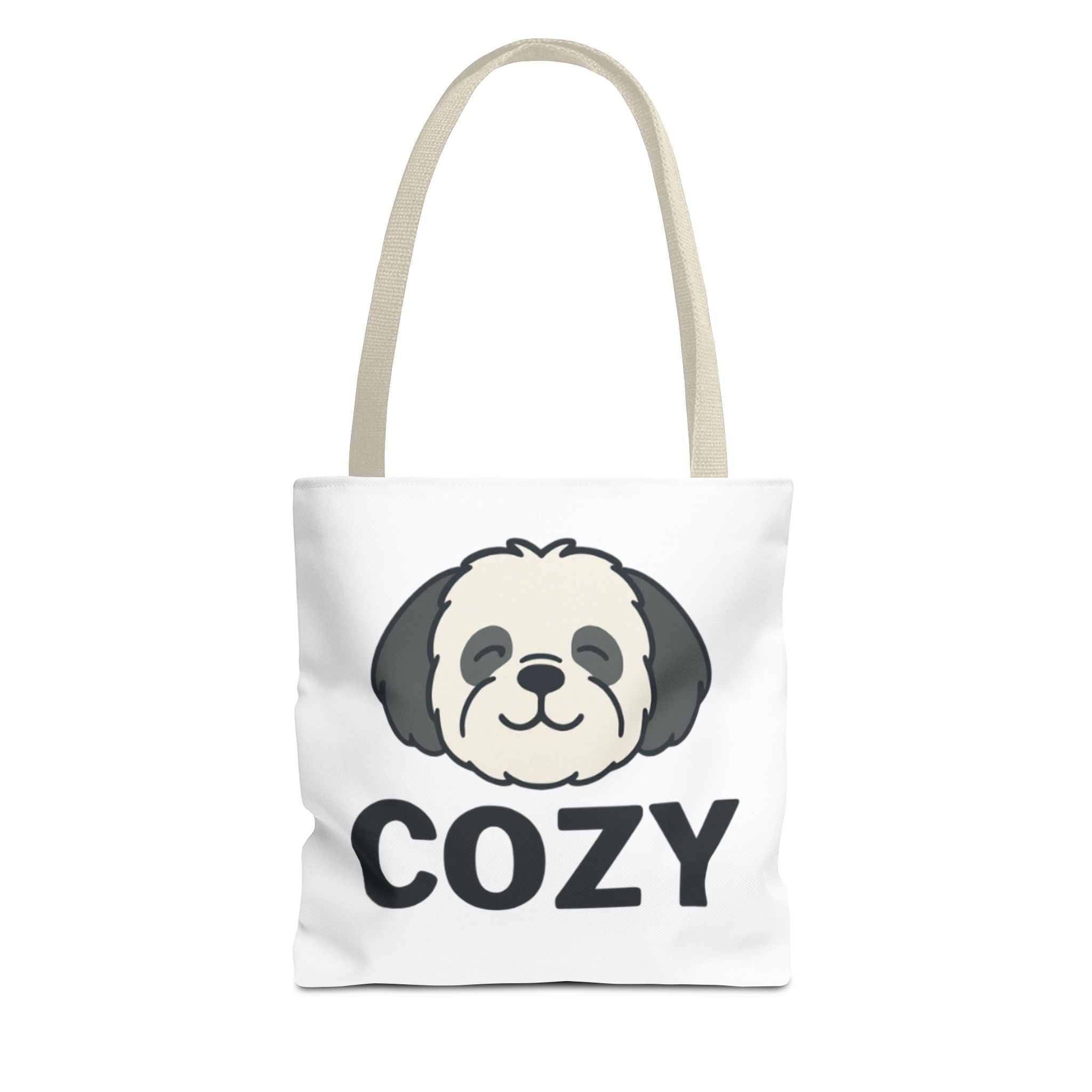 Cozy Shih Poo Tote Bag — Cute Shihpoo Dog Design