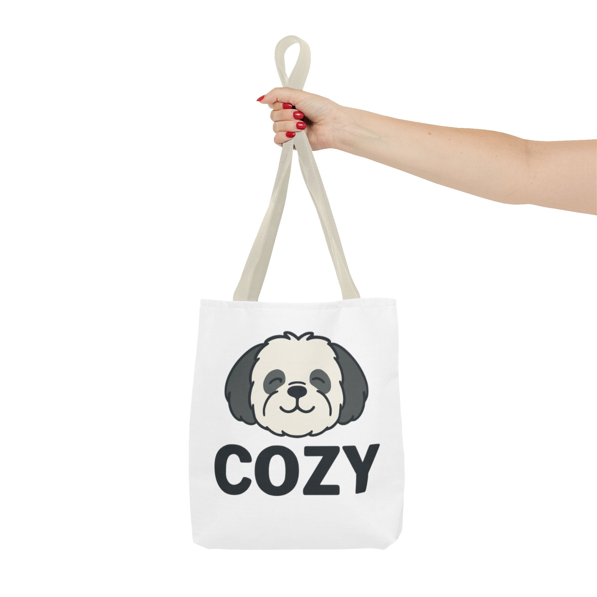 Cozy Shih Poo Tote Bag — Cute Shihpoo Dog Design