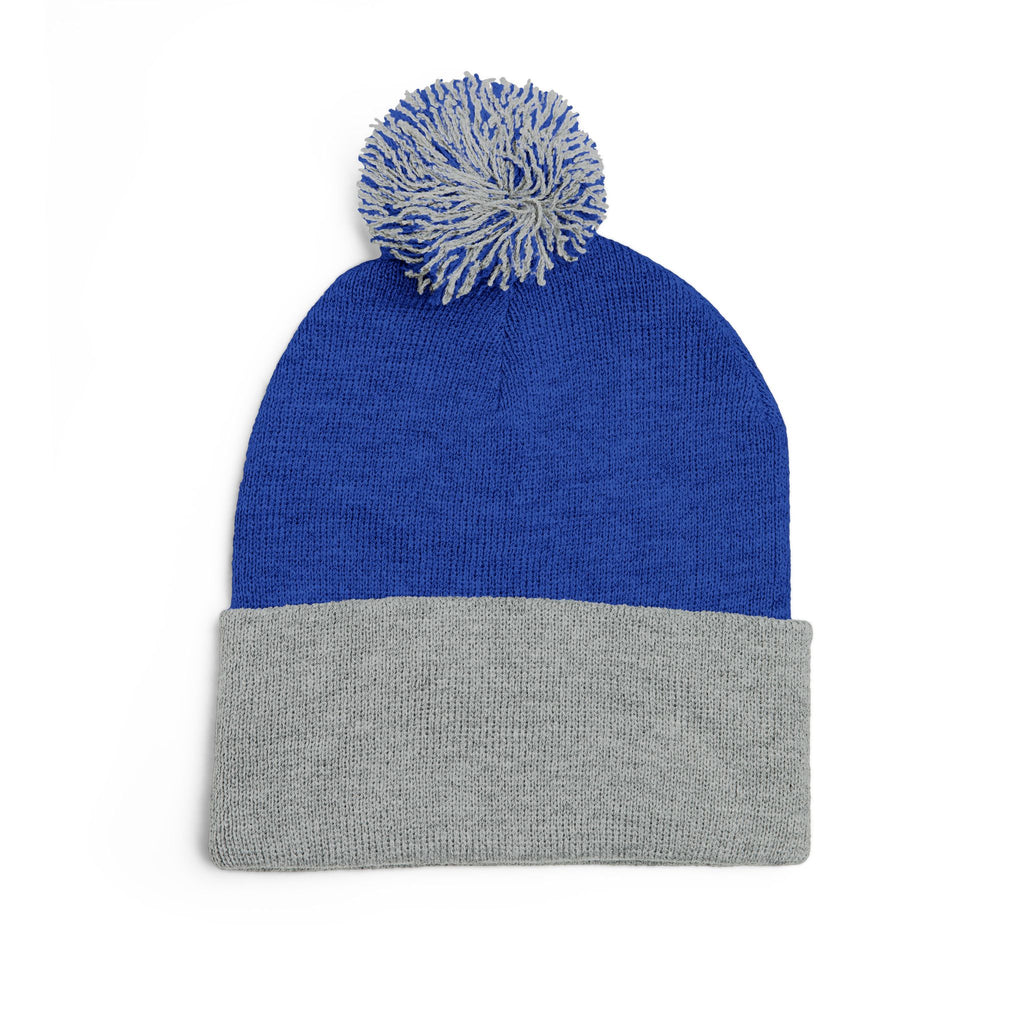 Cozy Shih-Poo Pom-Pom Knit Cap (Embroidery)