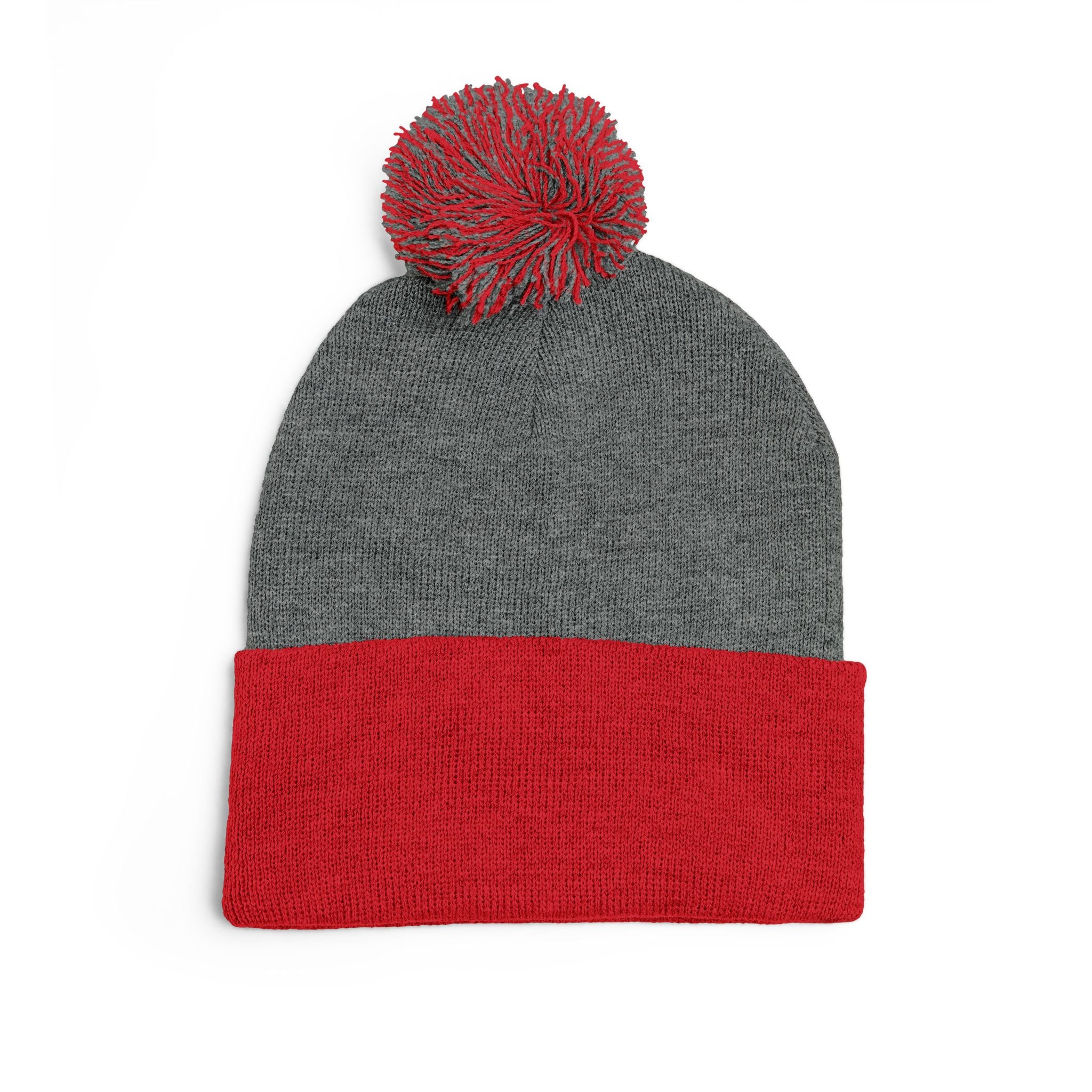 Cozy Shih-Poo Pom-Pom Knit Cap (Embroidery)