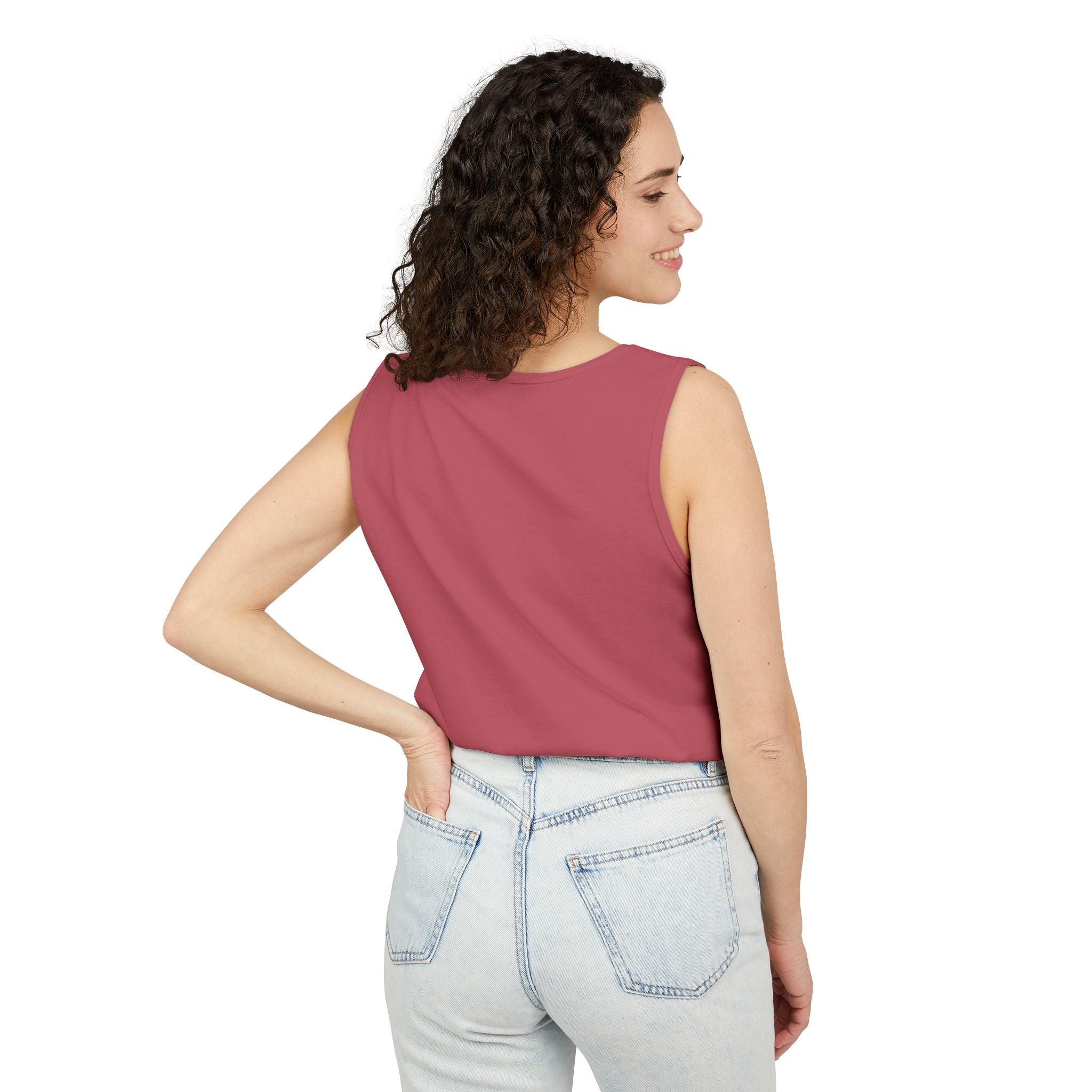 Yoga Tank Top — "I Only Came for Savasana" Shih Poo Design