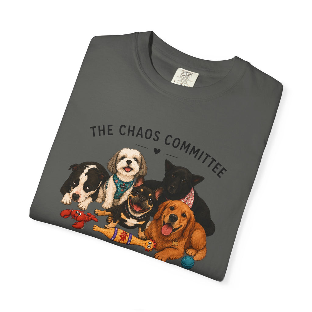 Chompy & Furriends ft. Fenlons: The Chaos Committee T-Shirt — Cute Pack of Dogs Graphic Tee