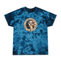 Tie-Dye T‑Shirt — 'Founding Furfather' Patriotic Dog Graphic