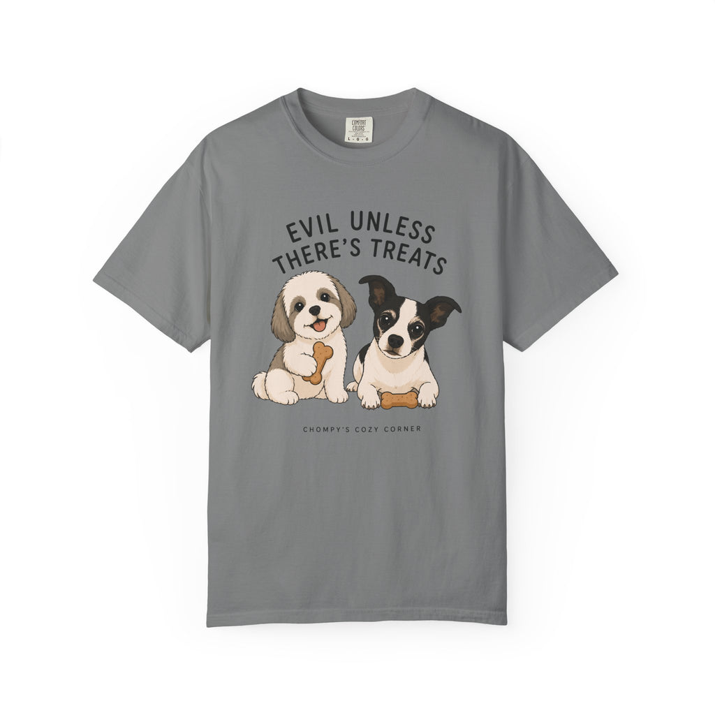 Chompy & Furriends ft. Wally: "Evil Unless There's Treats" Cute Puppy Graphic Tee