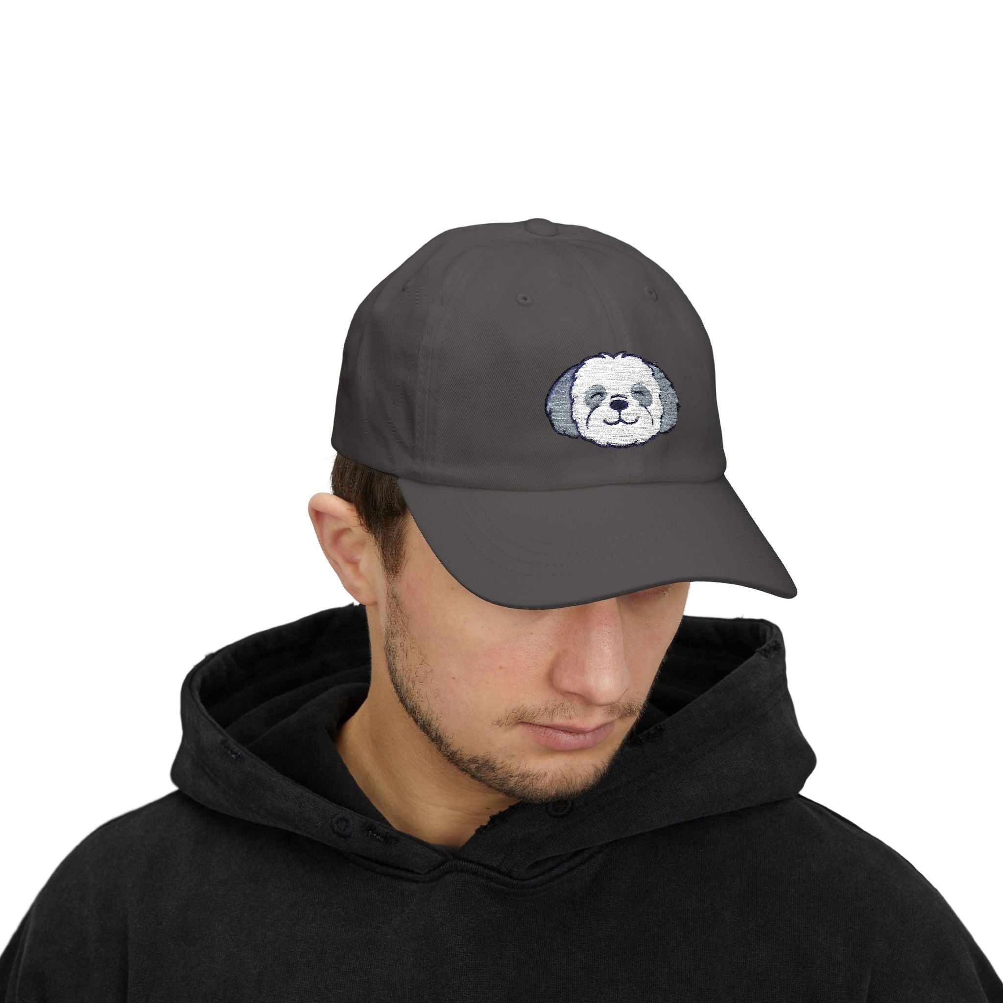Smiling Shih Poo Dad Cap - Cute Shihpoo Puppy Baseball Hat