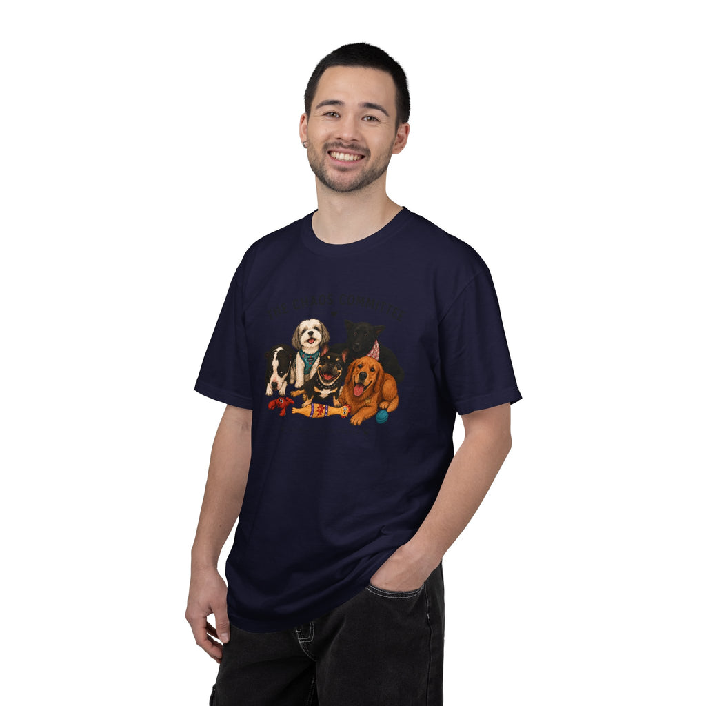 Chompy & Furriends ft. Fenlons: The Chaos Committee T-Shirt — Cute Pack of Dogs Graphic Tee