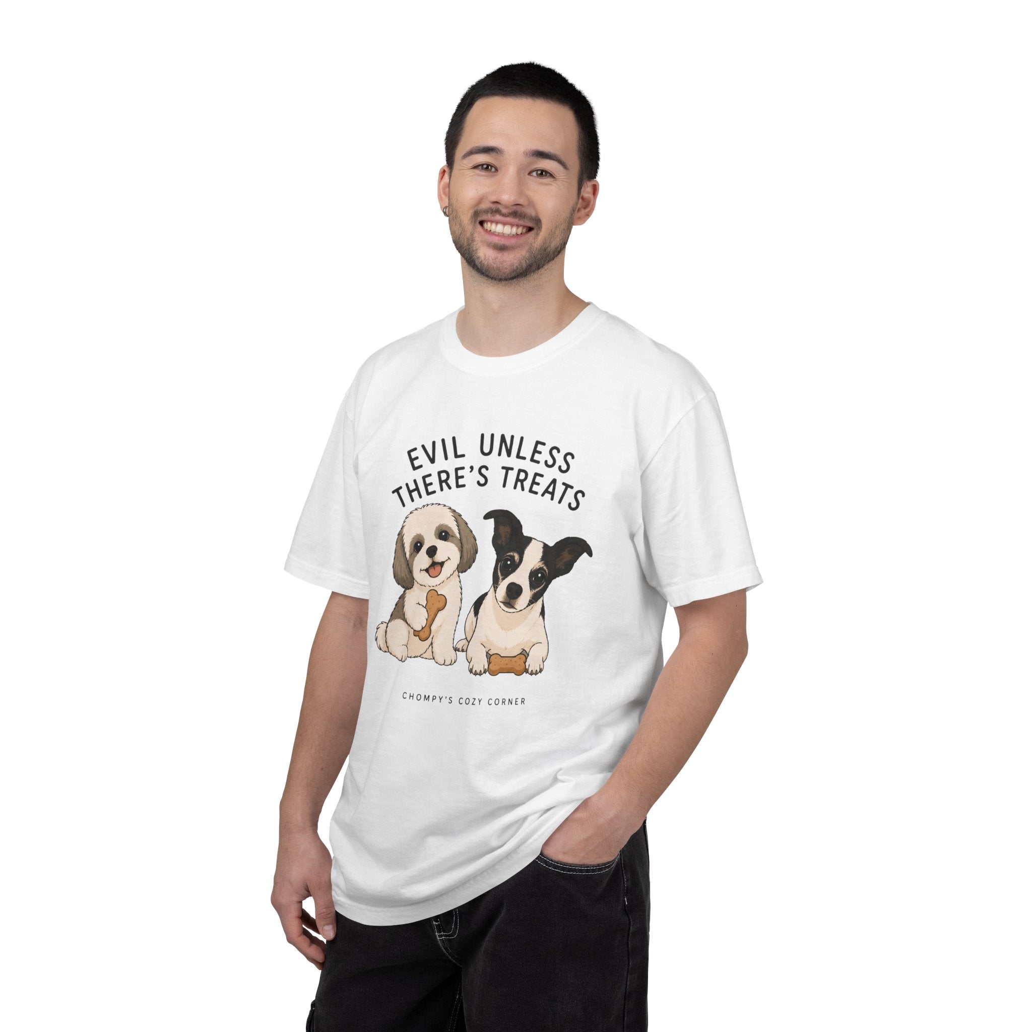 Chompy & Furriends ft. Wally: "Evil Unless There's Treats" Cute Puppy Graphic Tee