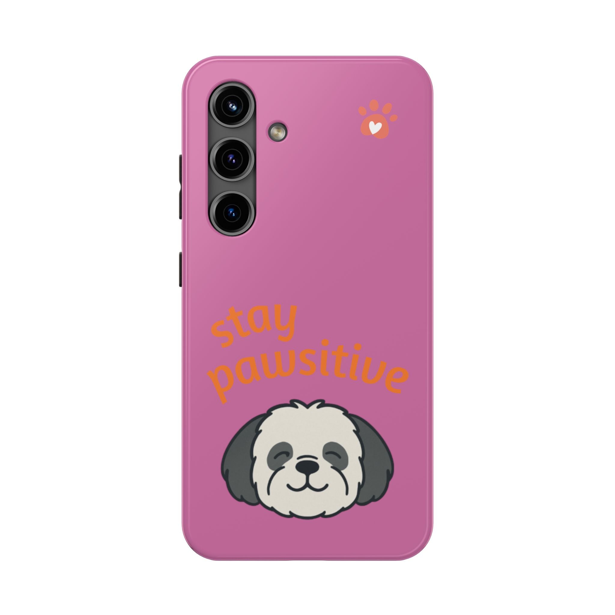 Chompy’s Stay Pawsitive Tough Phone Cases