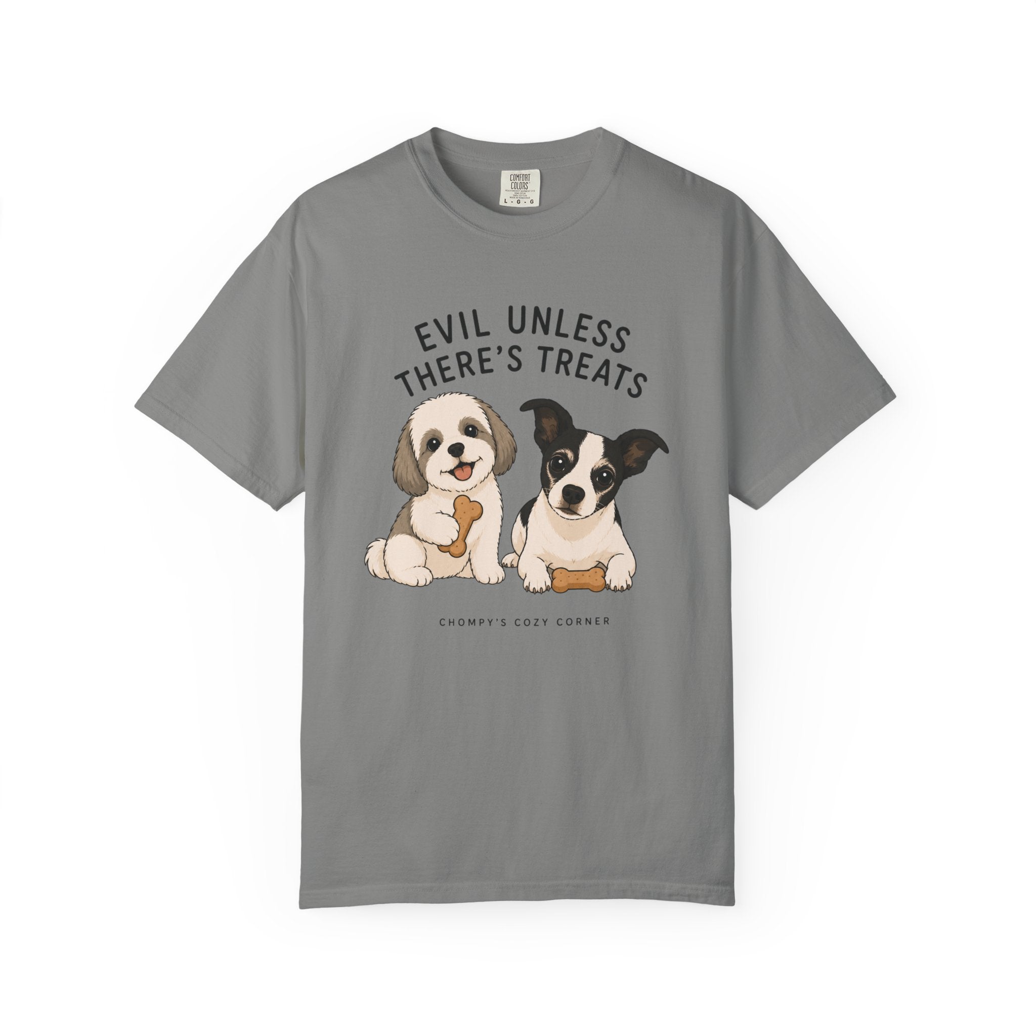 Chompy & Furriends ft. Wally: "Evil Unless There's Treats" Cute Puppy Graphic Tee