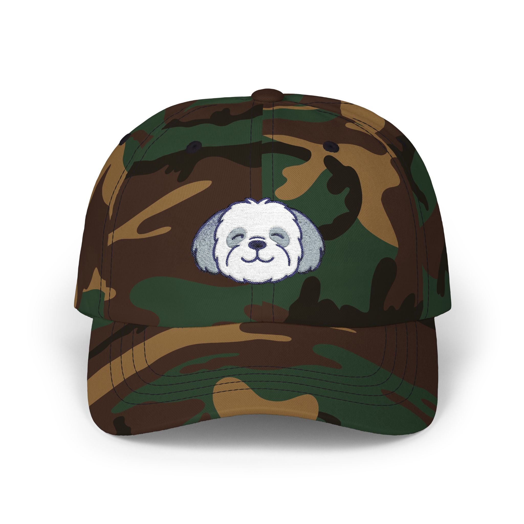 Smiling Shih Poo Dad Cap - Cute Shihpoo Puppy Baseball Hat