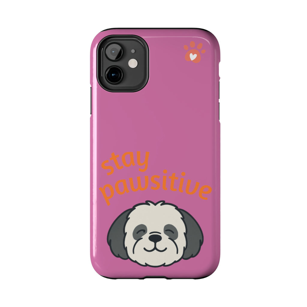 Chompy’s Stay Pawsitive Tough Phone Cases