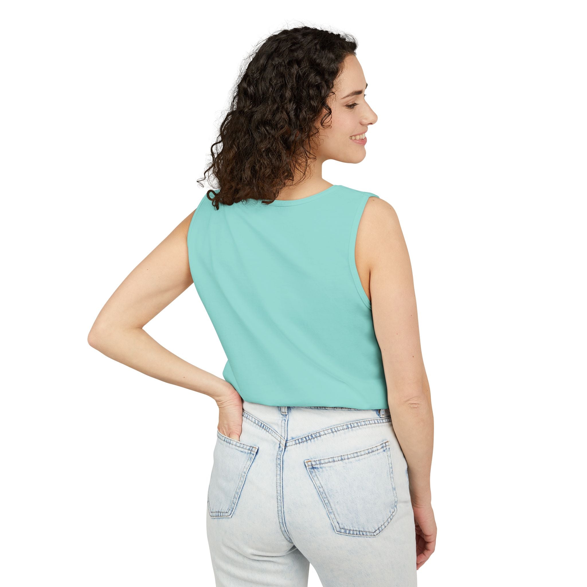 Yoga Tank Top — "I Only Came for Savasana" Shih Poo Design