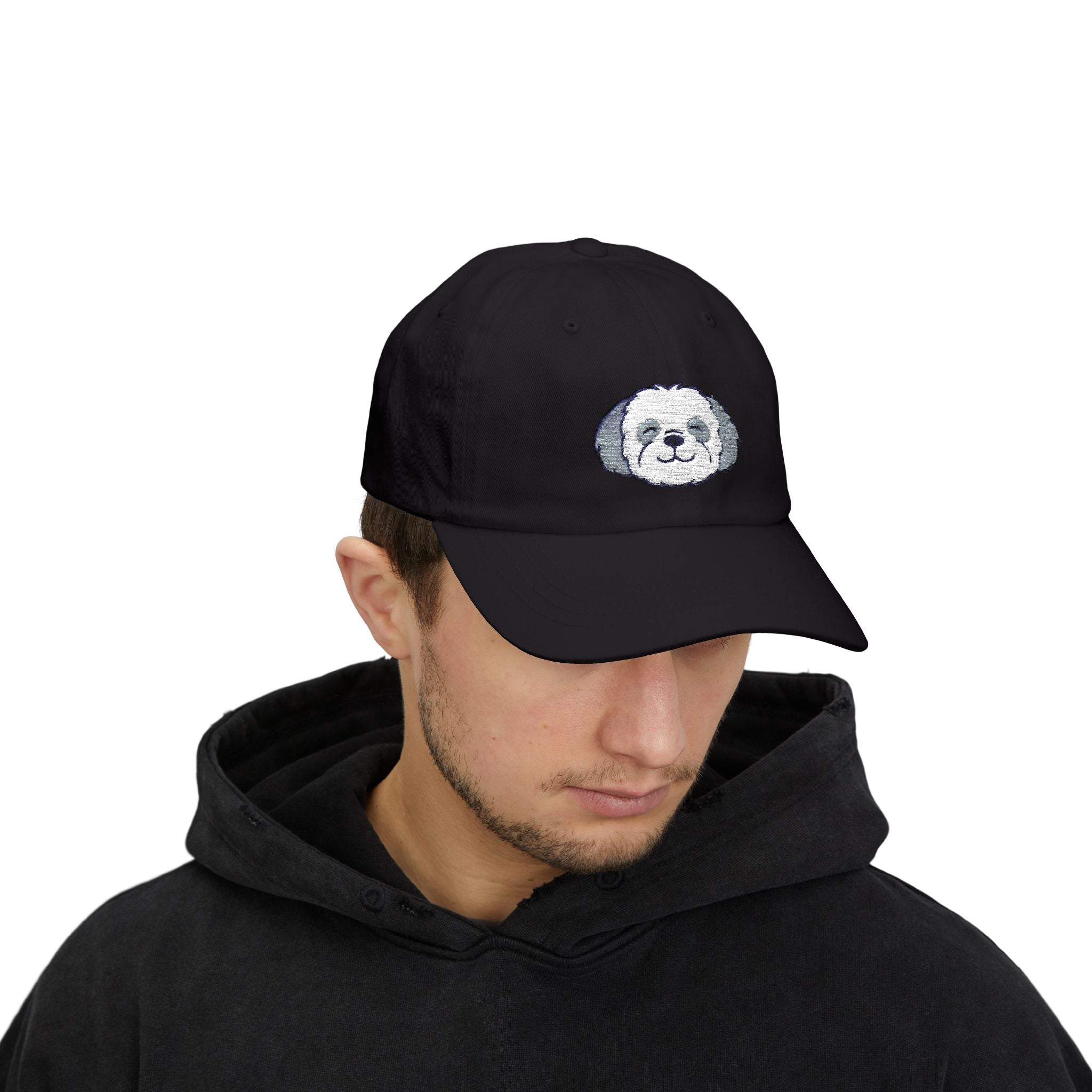 Smiling Shih Poo Dad Cap - Cute Shihpoo Puppy Baseball Hat
