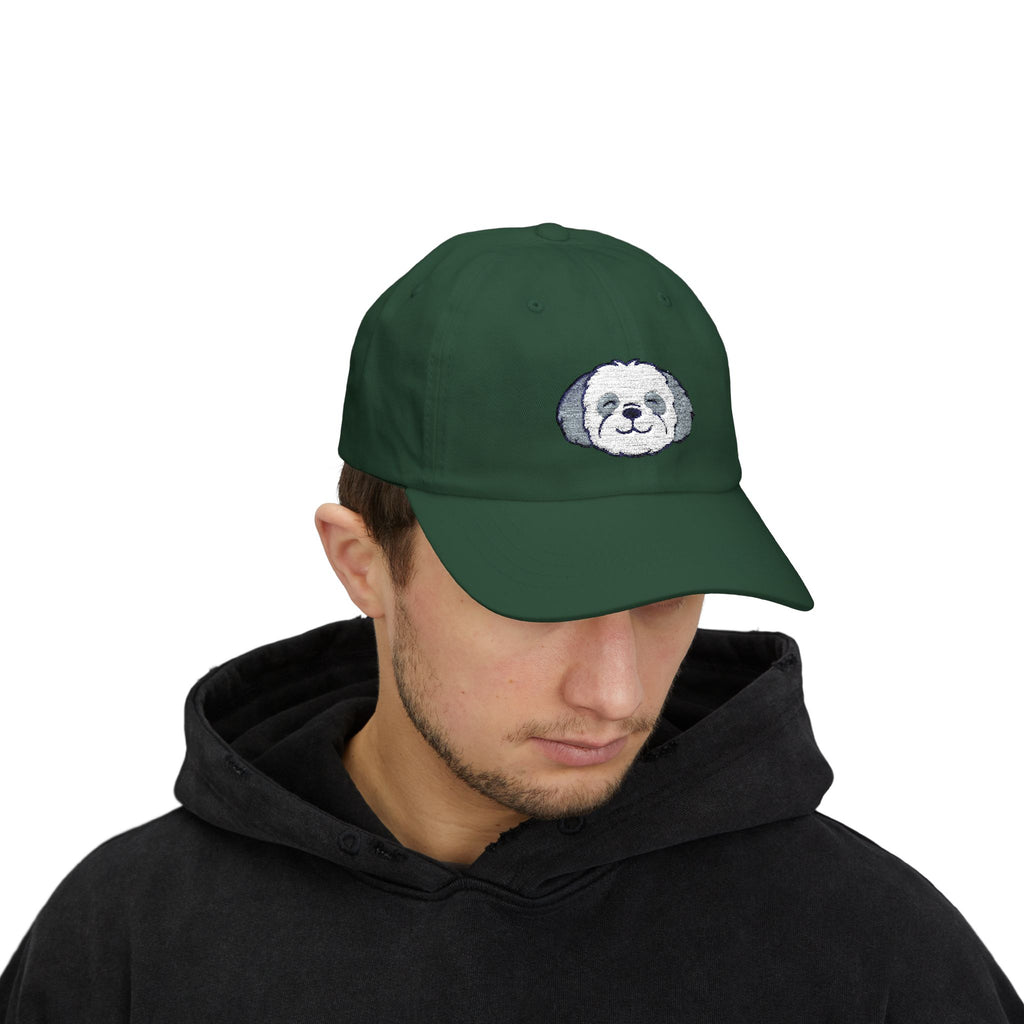 Smiling Shih Poo Dad Cap - Cute Shihpoo Puppy Baseball Hat