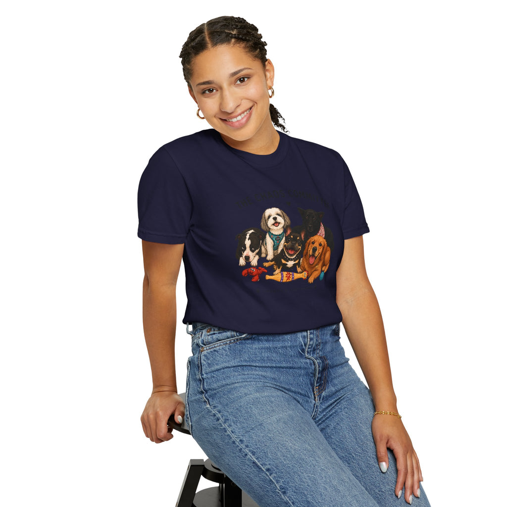 Chompy & Furriends ft. Fenlons: The Chaos Committee T-Shirt — Cute Pack of Dogs Graphic Tee