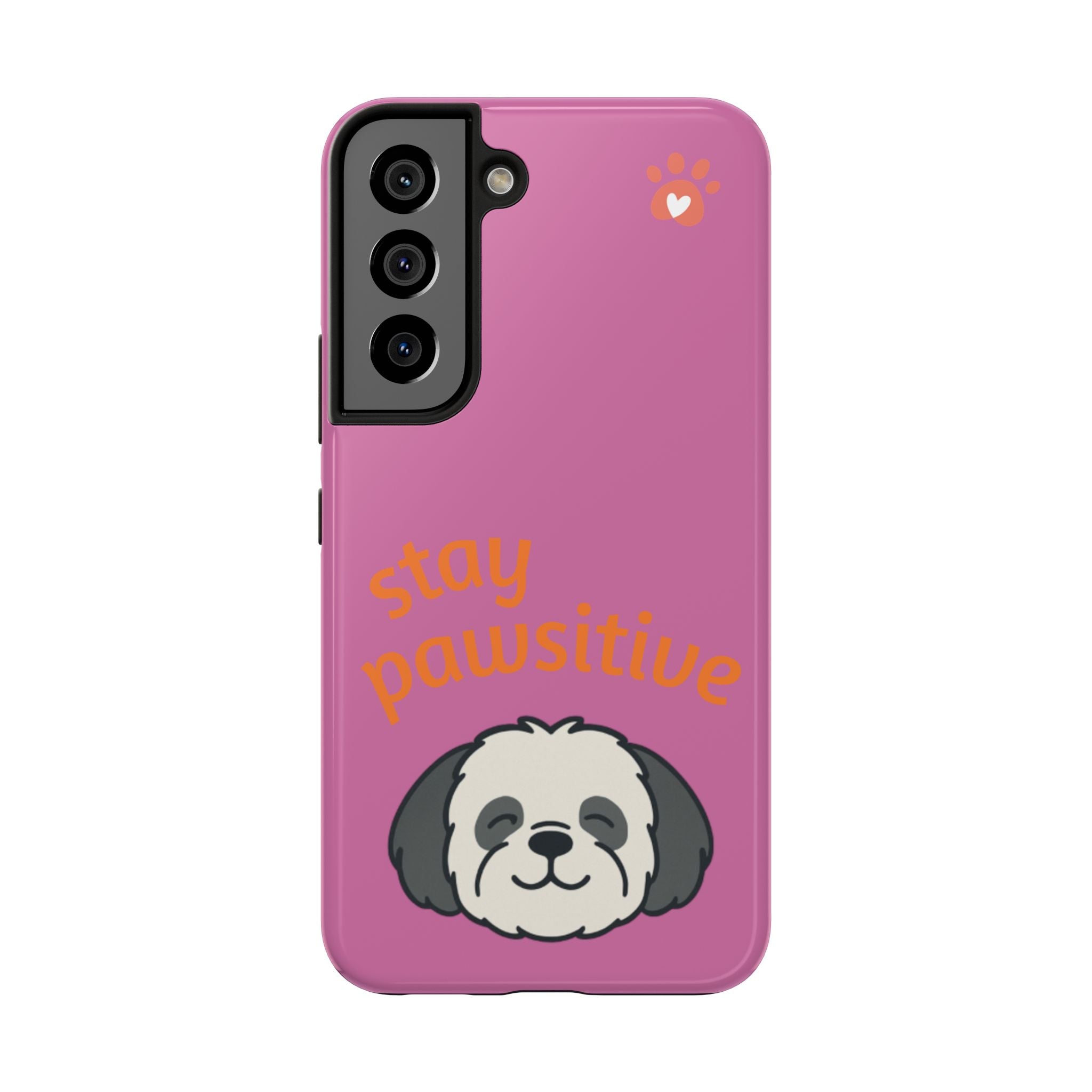 Chompy’s Stay Pawsitive Tough Phone Cases