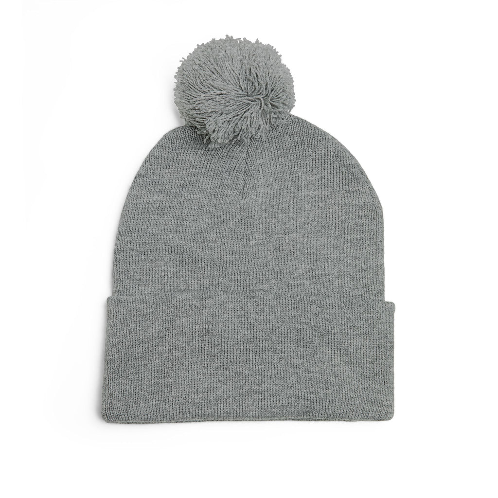 Cozy Shih-Poo Pom-Pom Knit Cap (Embroidery)
