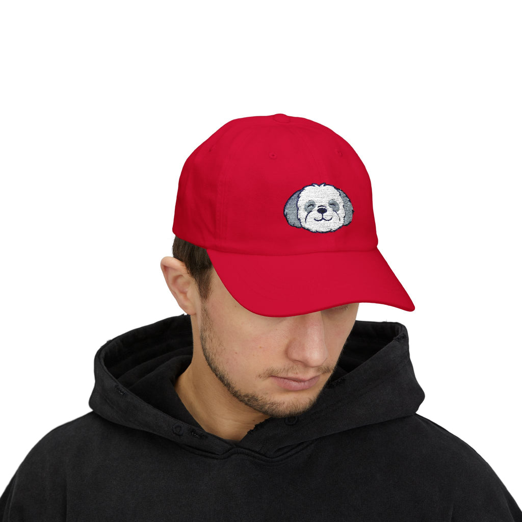 Smiling Shih Poo Dad Cap - Cute Shihpoo Puppy Baseball Hat