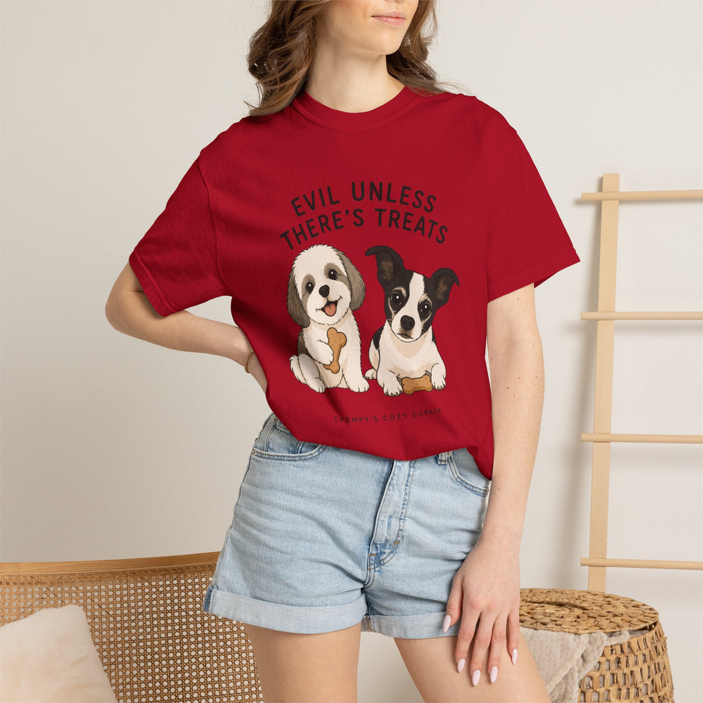 Chompy & Furriends ft. Wally: "Evil Unless There's Treats" Cute Puppy Graphic Tee