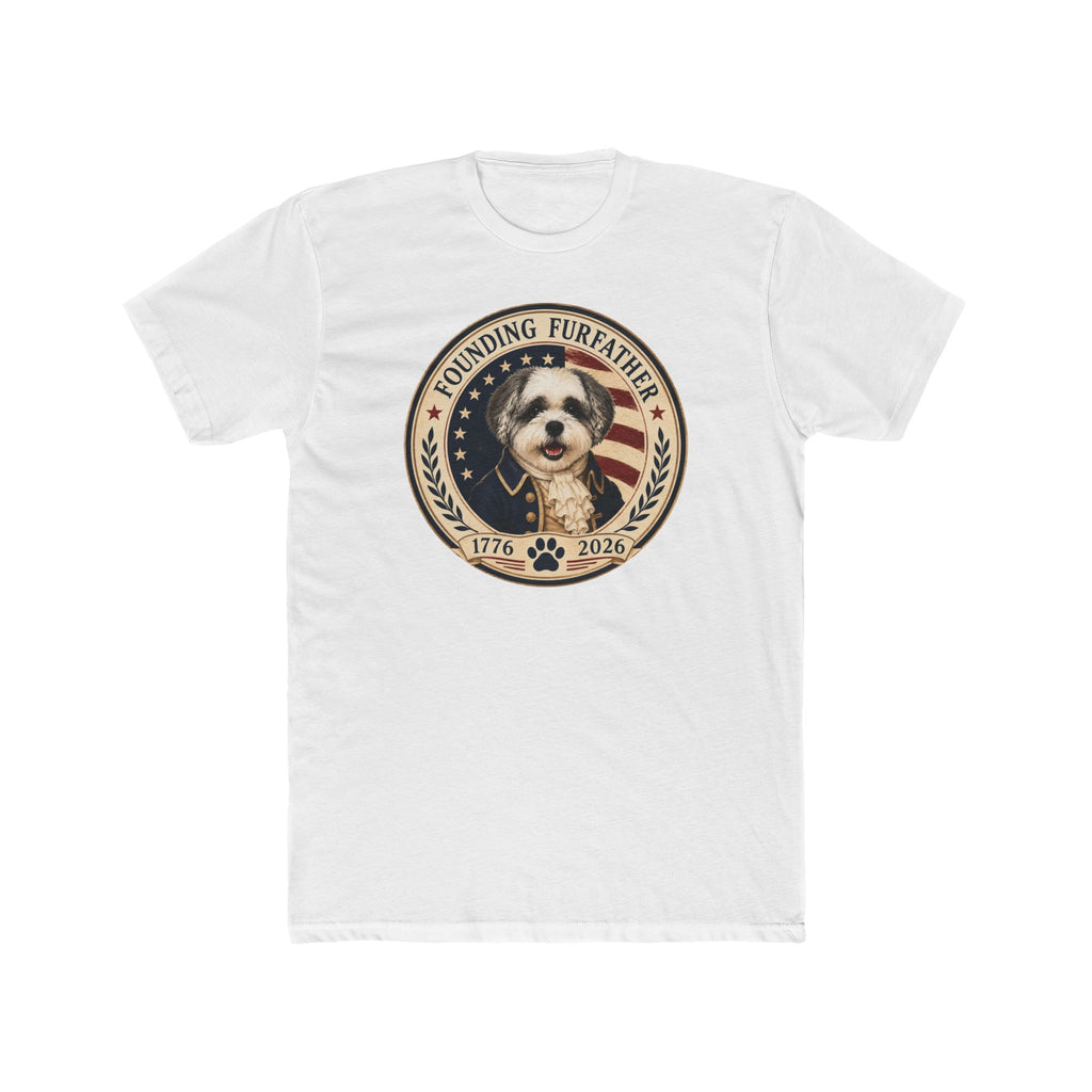 Founding Furrther™ Dog Seal Tee — Patriotic Pet T-Shirt (1776–2026)