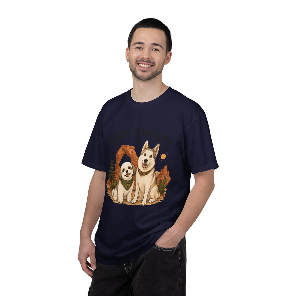 Chompy and Furriends ft. Boba: Bark Rangers T-Shirt — Cute Adventure Dog Graphic Tee
