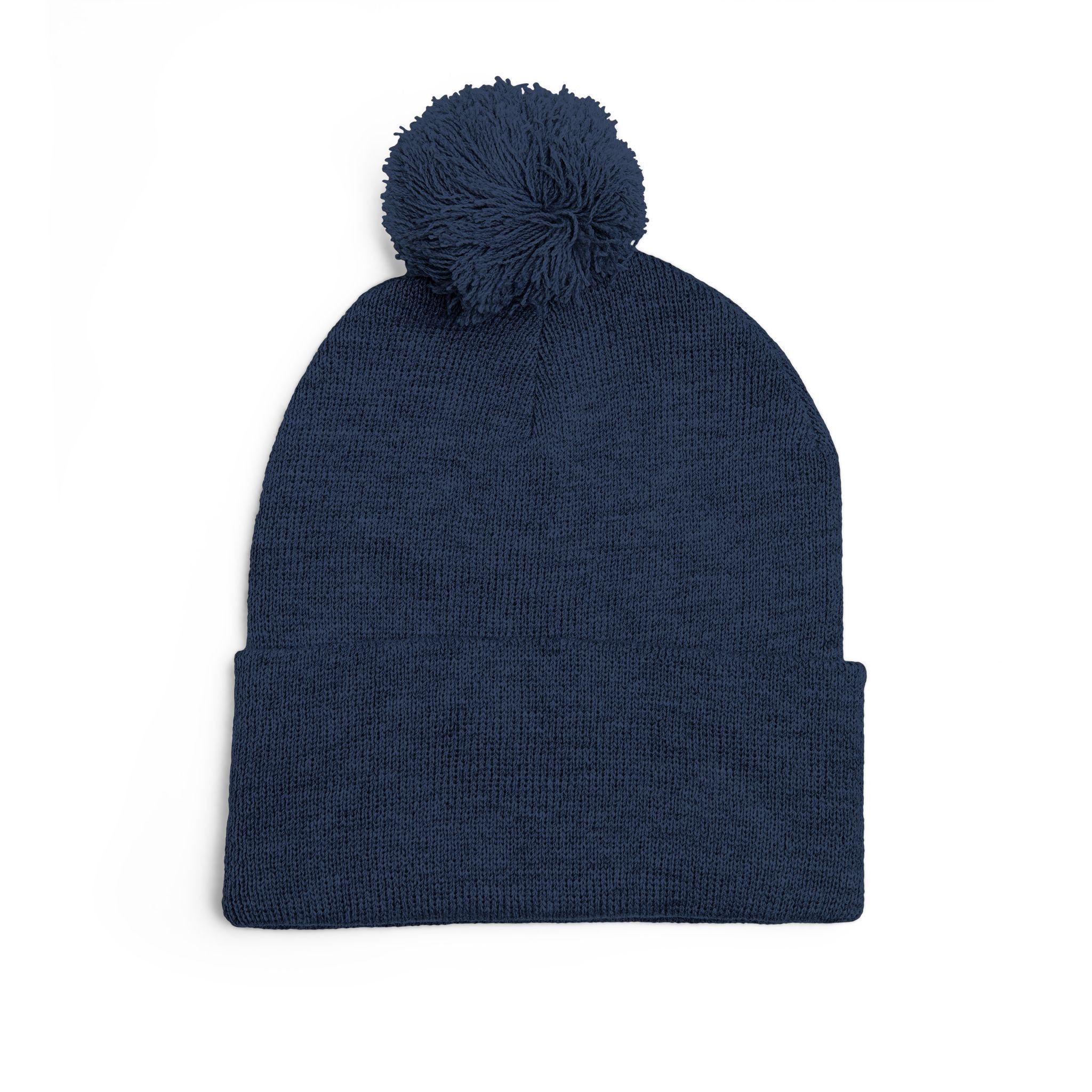 Cozy Shih-Poo Pom-Pom Knit Cap (Embroidery)