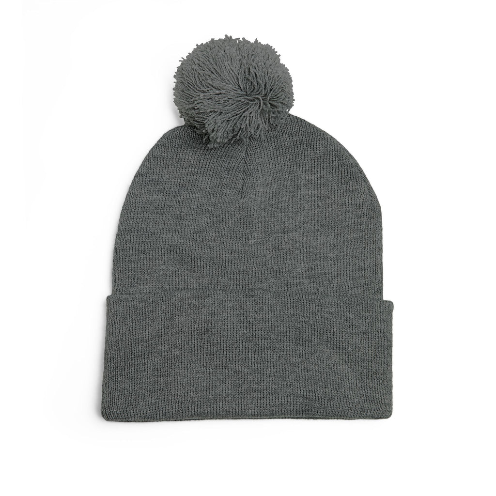 Cozy Shih-Poo Pom-Pom Knit Cap (Embroidery)