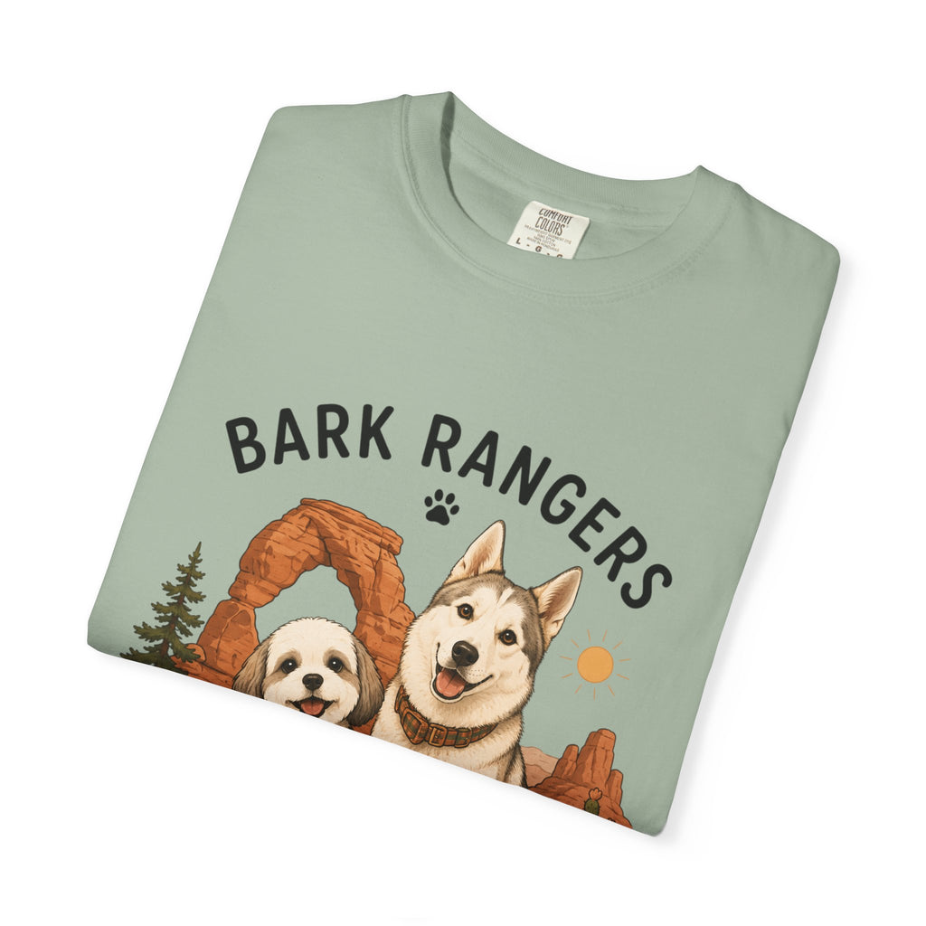 Chompy and Furriends ft. Boba: Bark Rangers T-Shirt — Cute Adventure Dog Graphic Tee